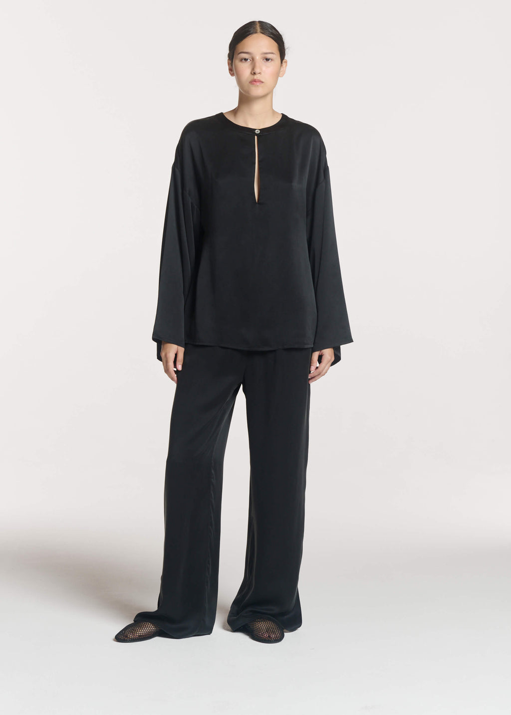 Loreto Trouser Silk Charmeuse