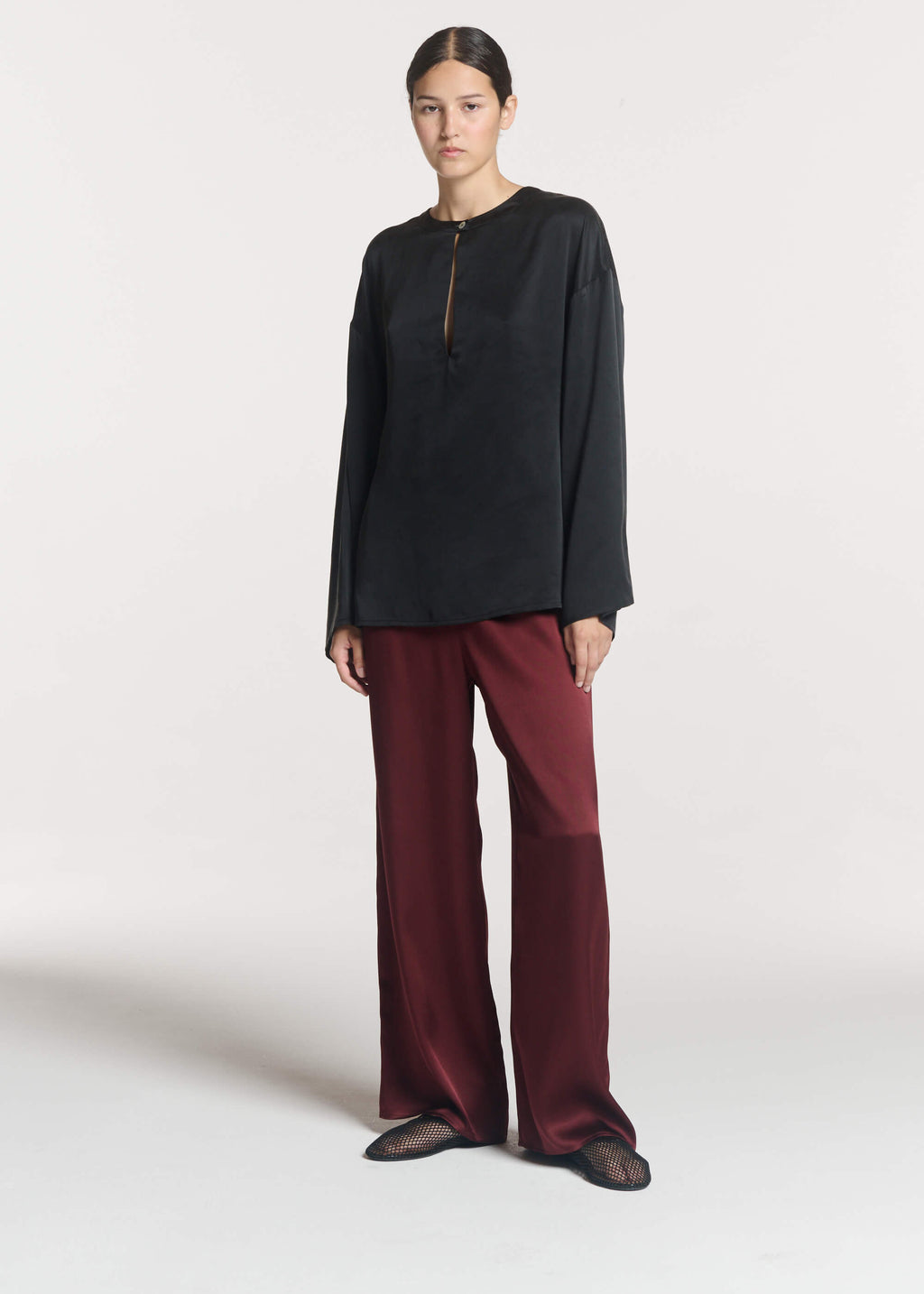 Austin Trouser Silk Satin