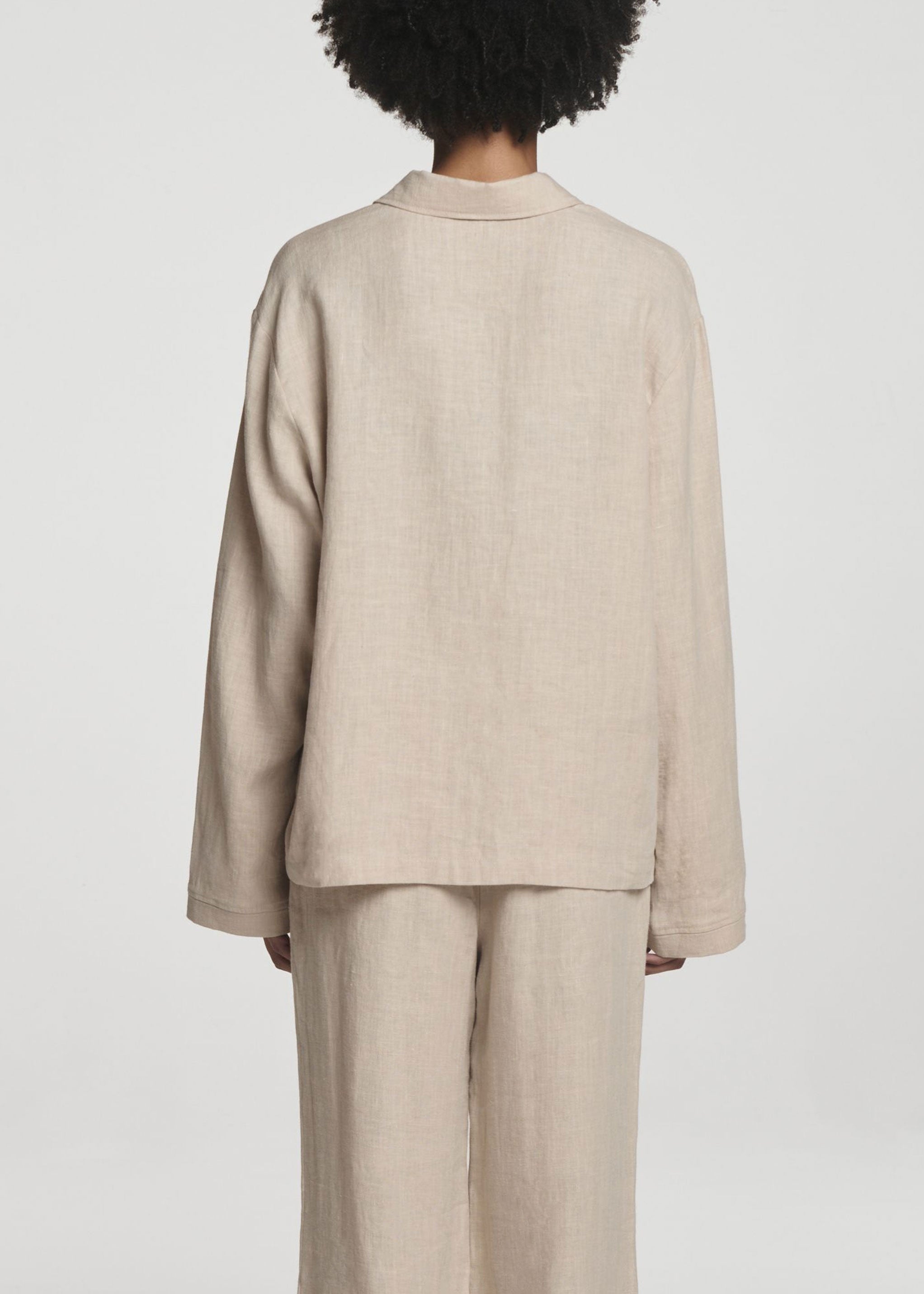 Valera Jacket Heathered Sand Linen