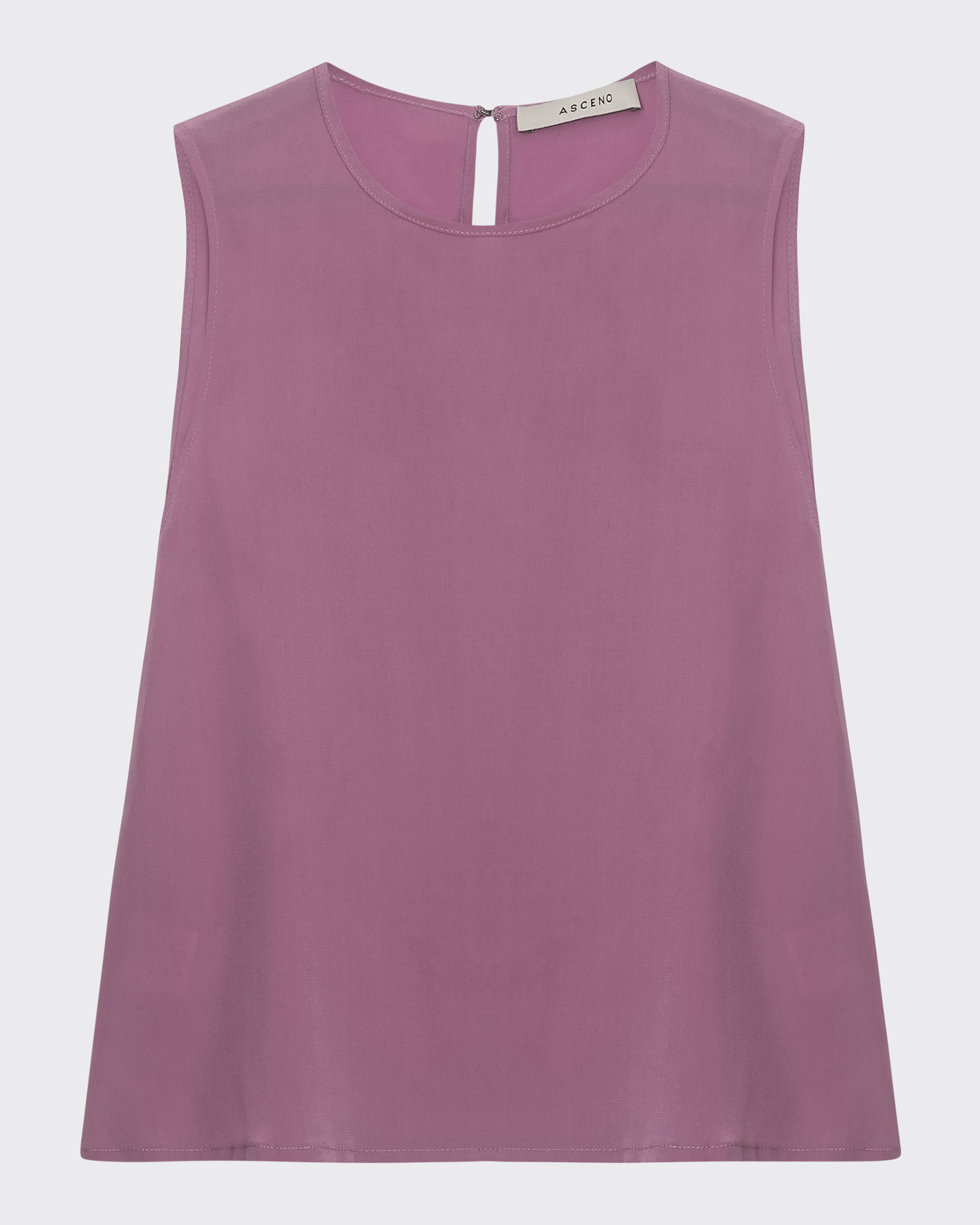 Sofia Top Rose Pink Silk Crepe