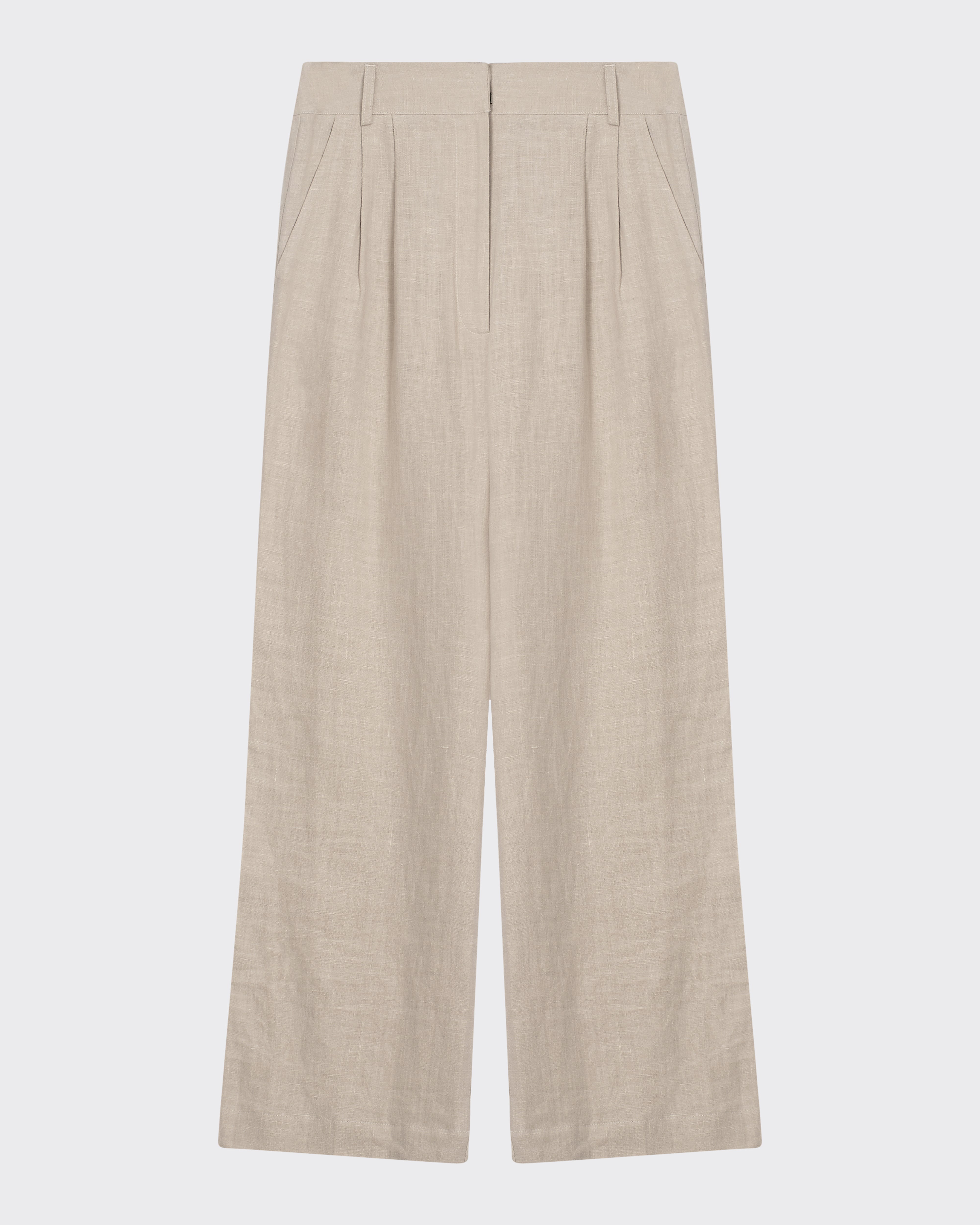 Rivello Trouser Heathered Sand Linen