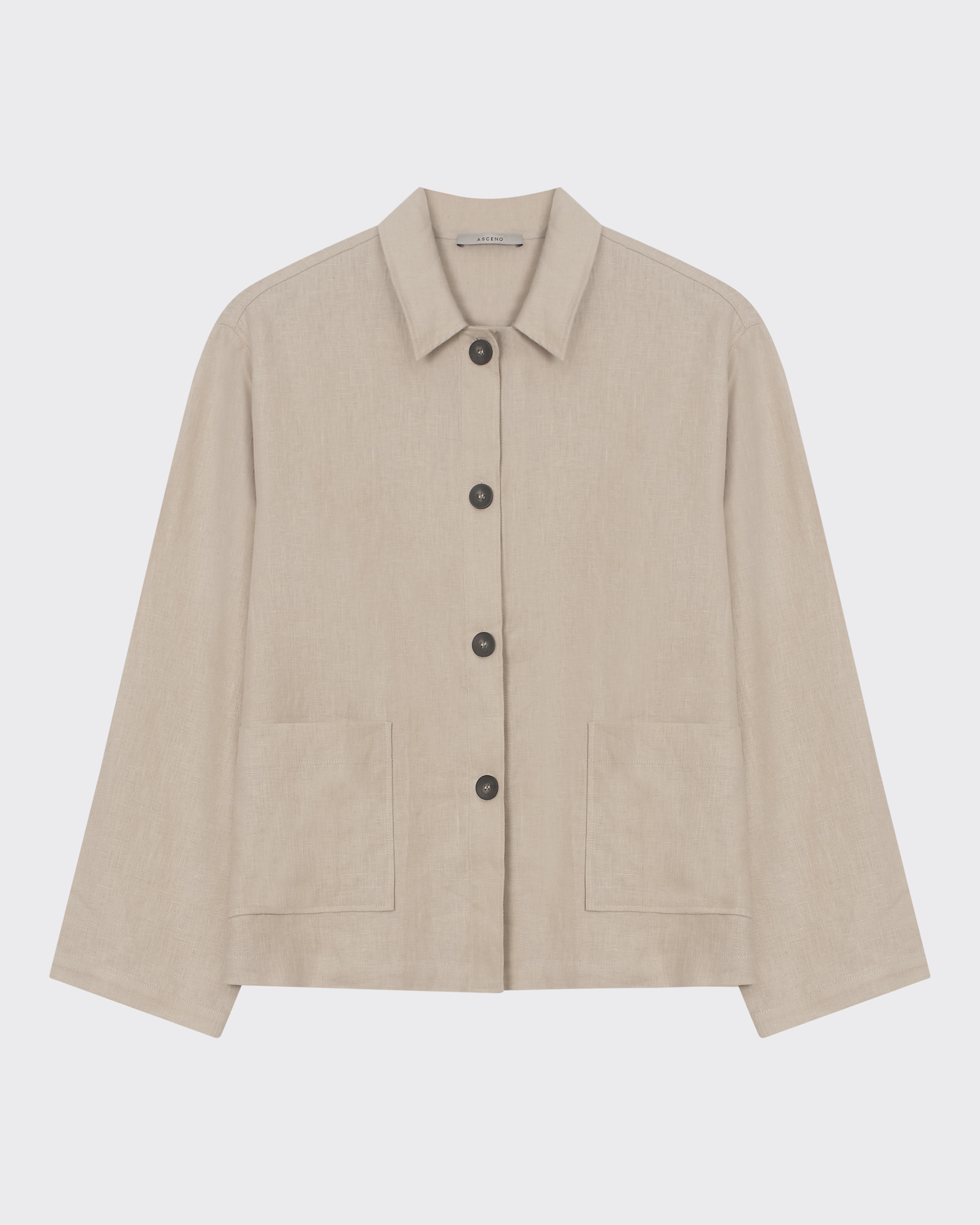 Valera Jacket Heathered Sand Linen