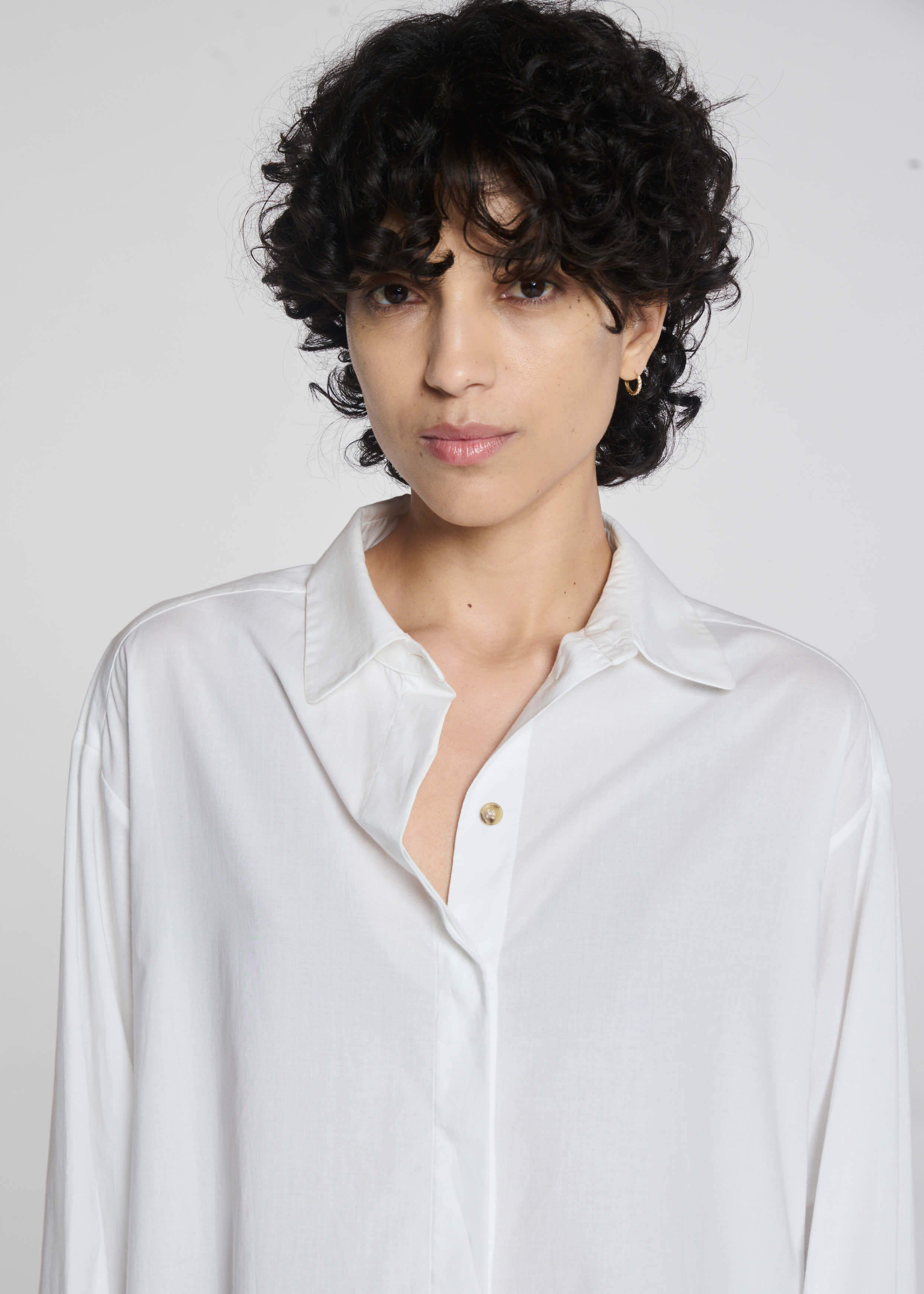 Allegra Shirt Dress White Cotton