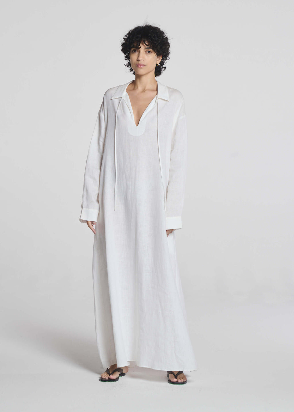 Lisbon Shirt Dress Organic Linen