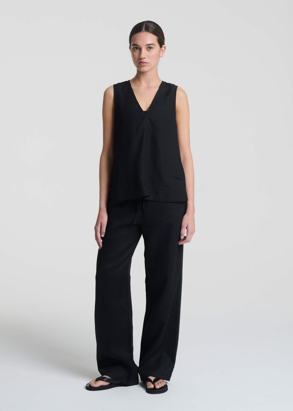 Phoebe Top Linen