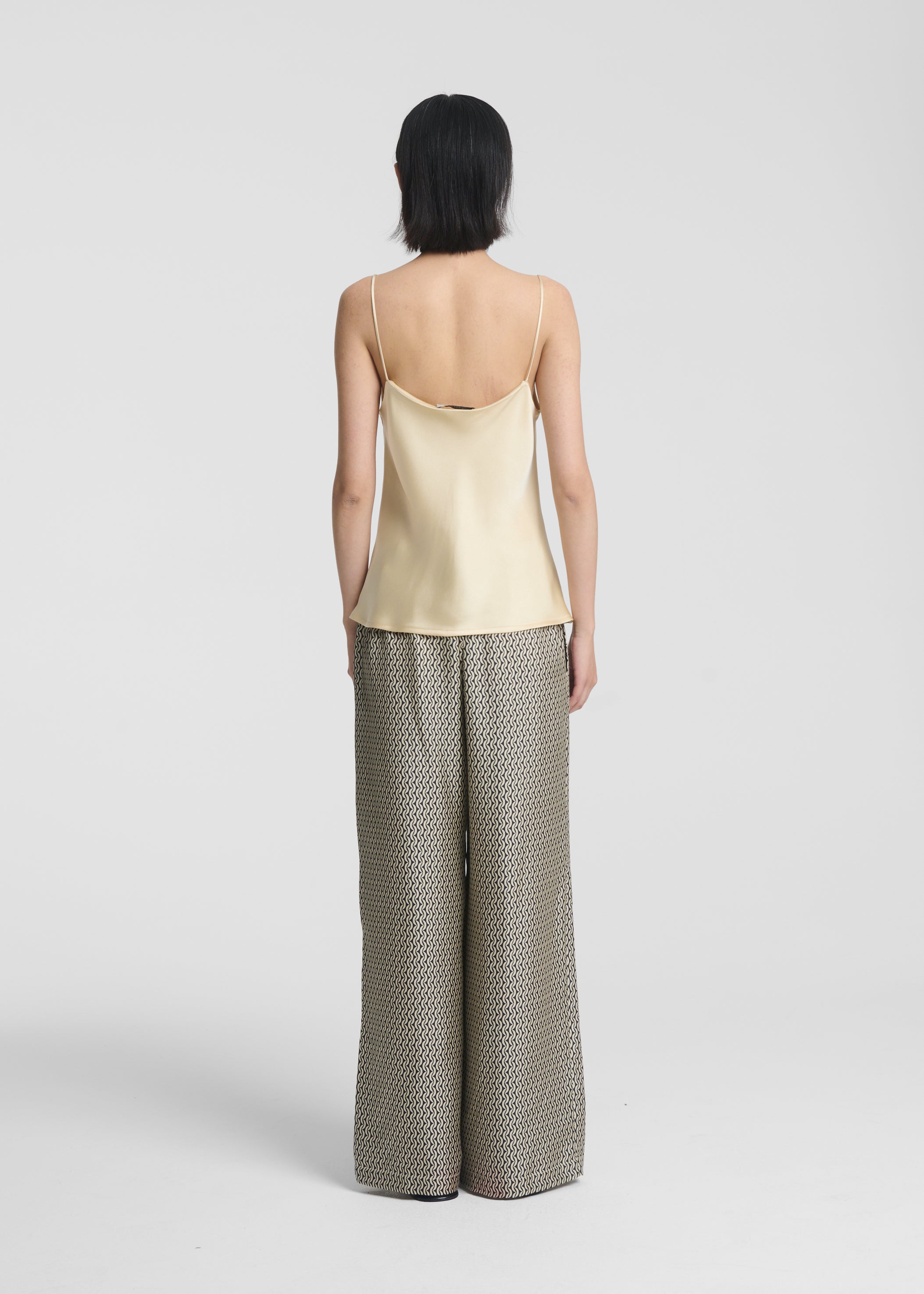 Austin Trouser Crescent Silk Twill