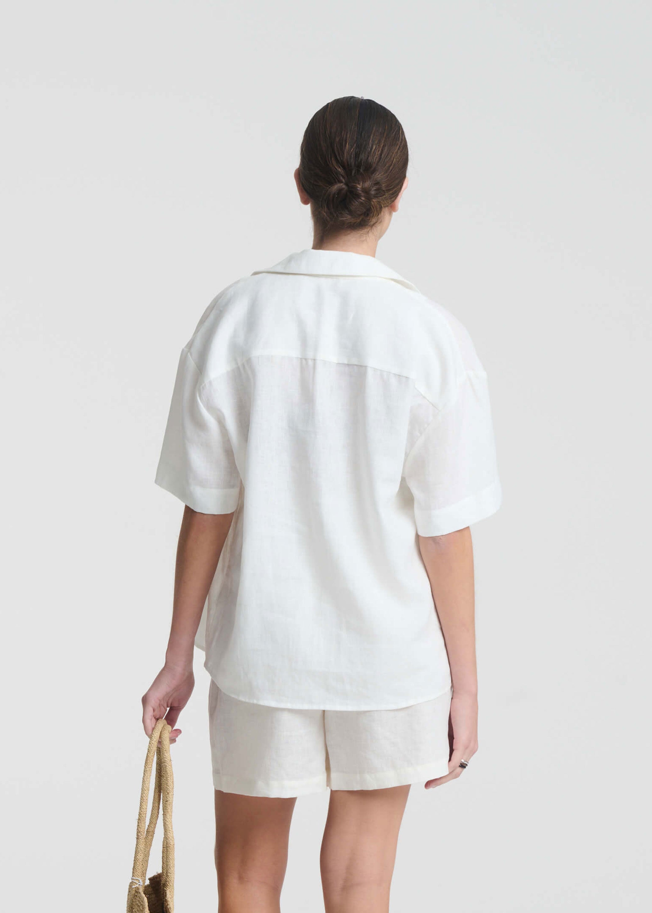 Prague Shirt Lemon Organic Linen