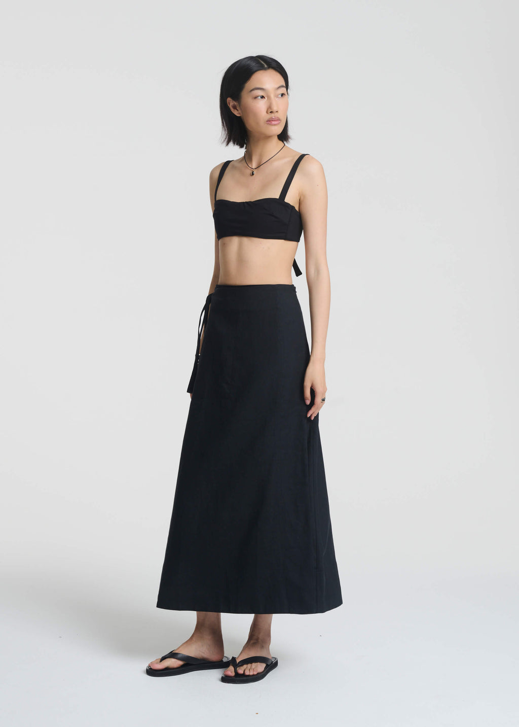 Amalfi Skirt Organic Linen