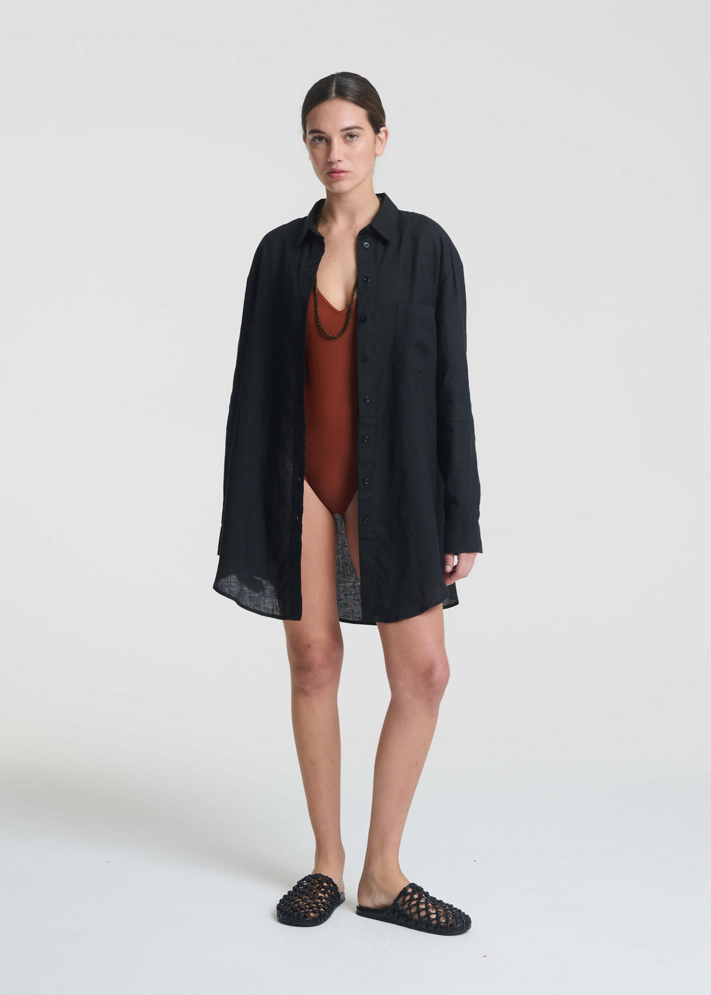Formentera Oversized Shirt Organic Linen