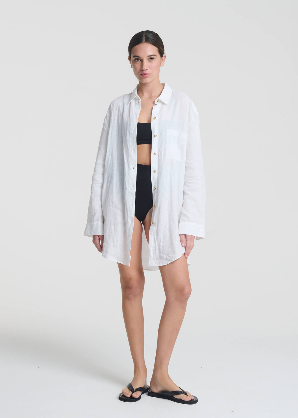Formentera Oversized Shirt Organic Linen