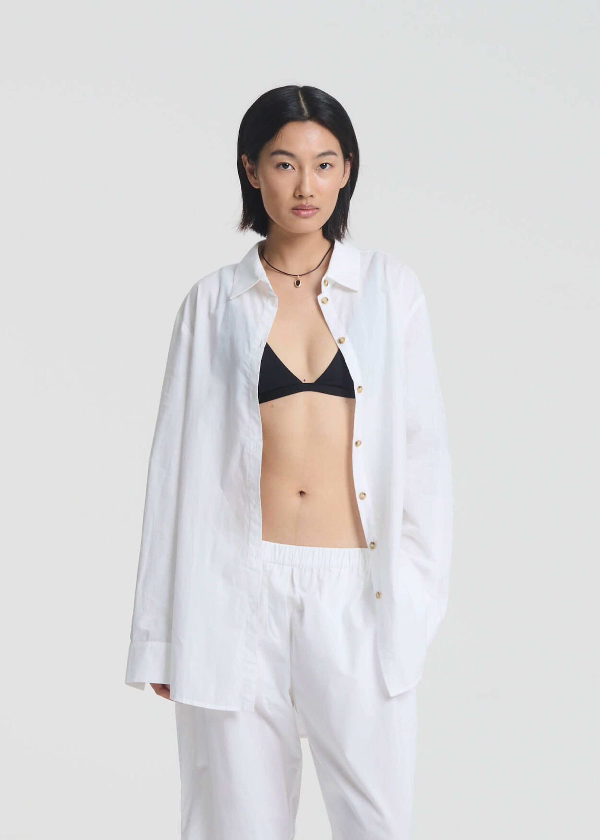 London Shirt White Cotton