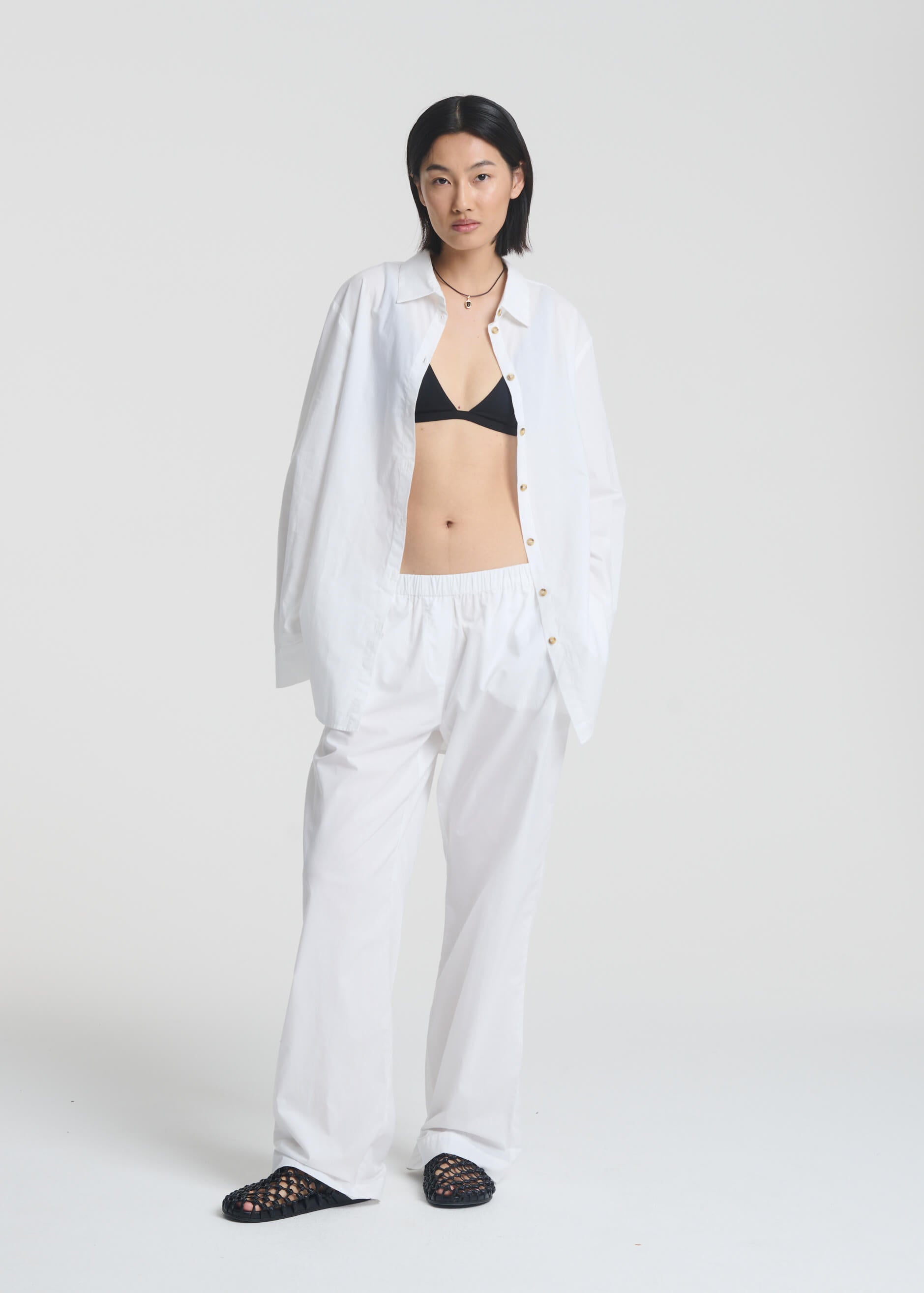 London Shirt White Cotton