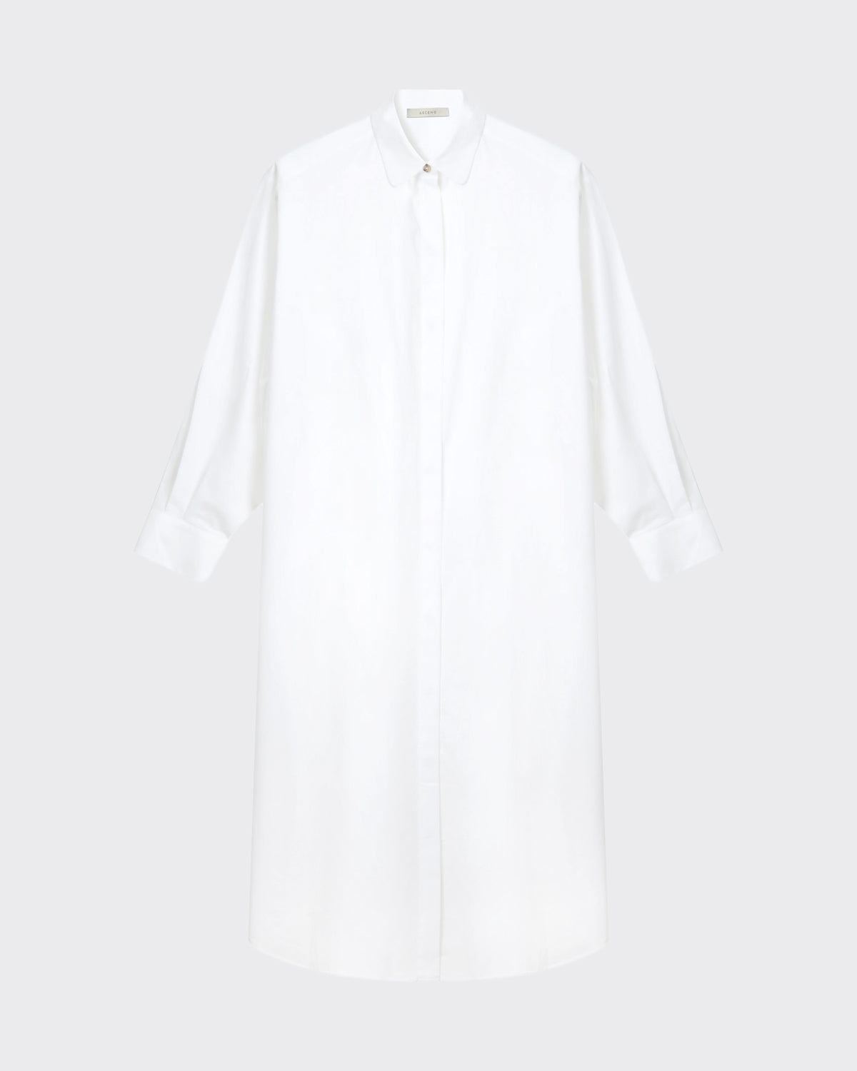 Allegra Shirt Dress White Cotton