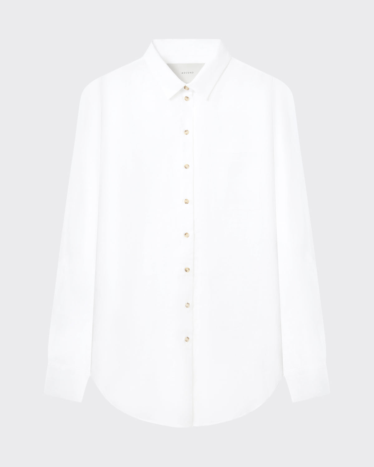 London Shirt White Organic Linen