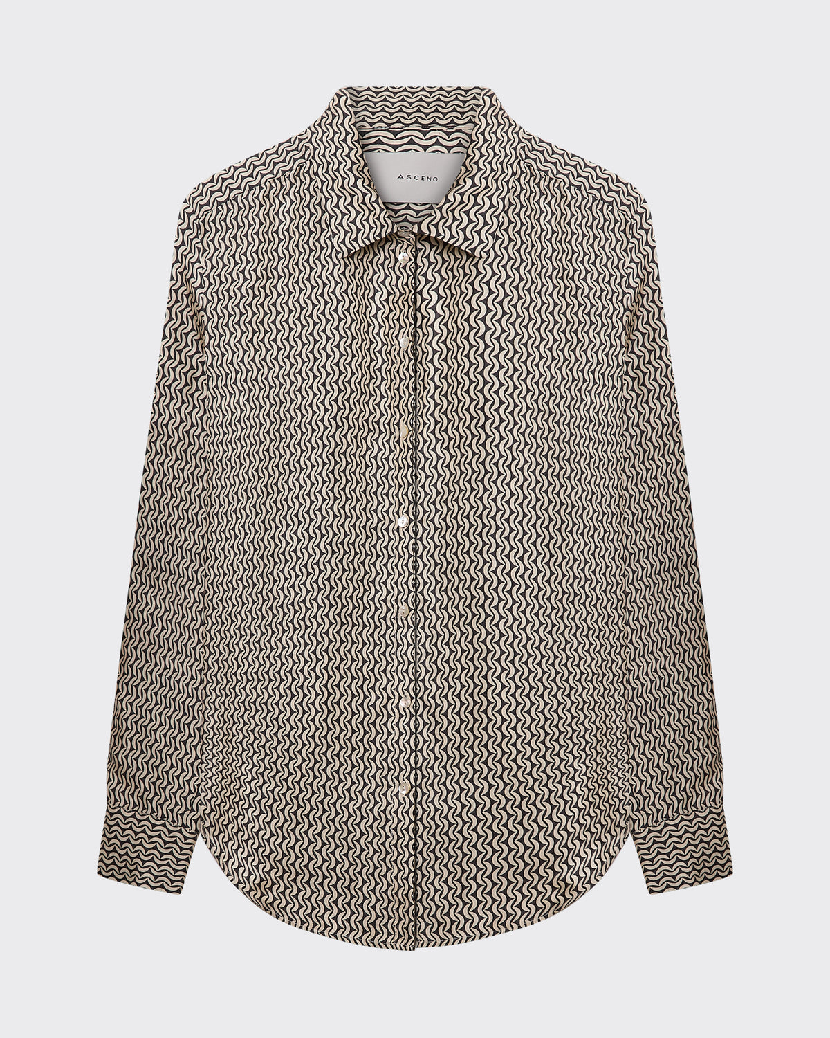 London Shirt Crescent Silk Twill