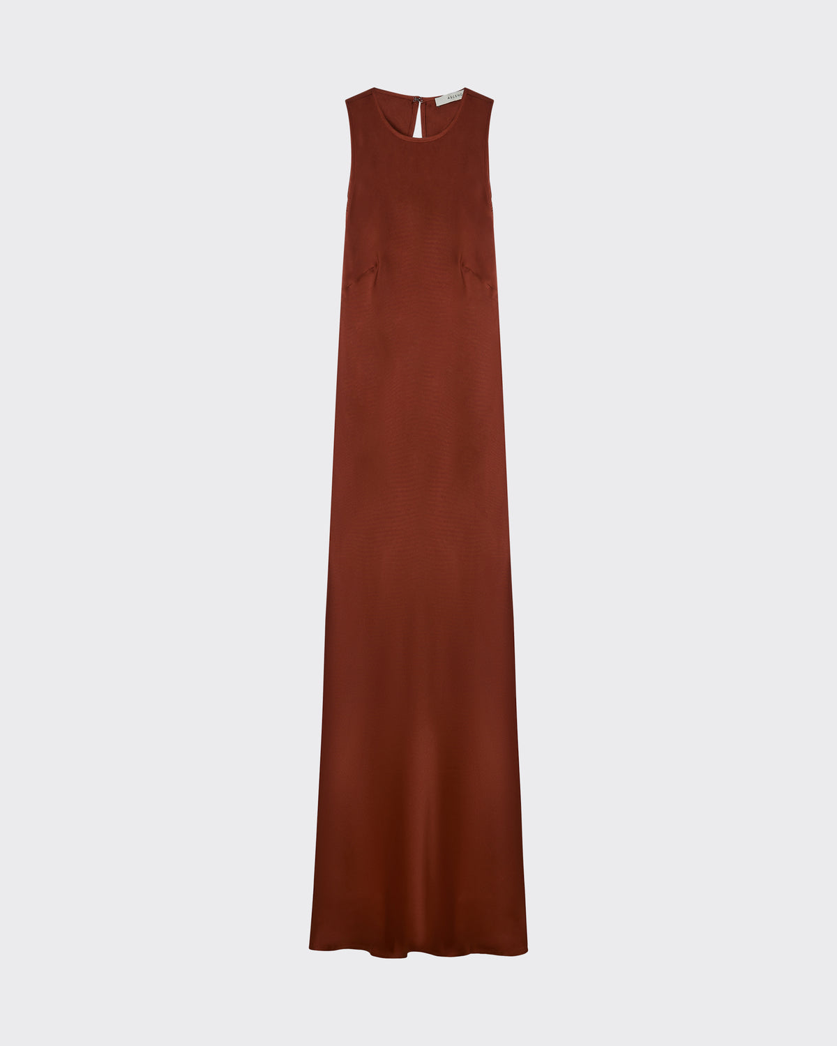 Valencia Dress Rust Silk Satin