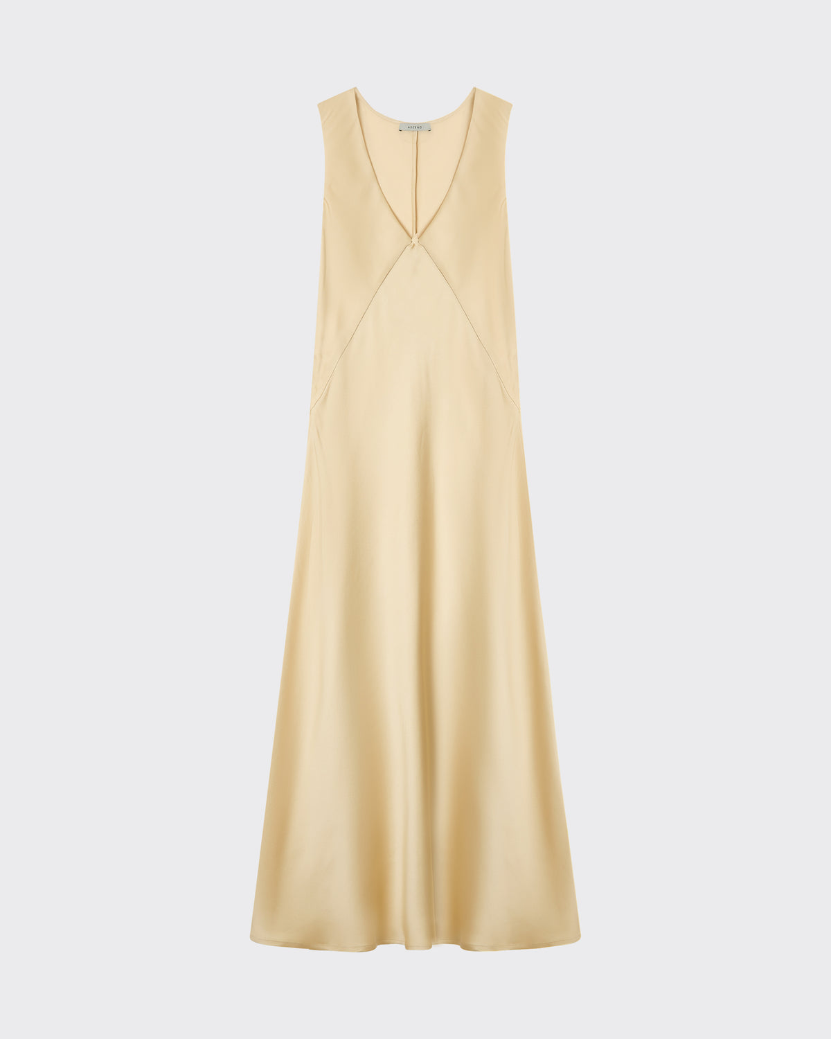 Provence Dress Champagne Silk Satin
