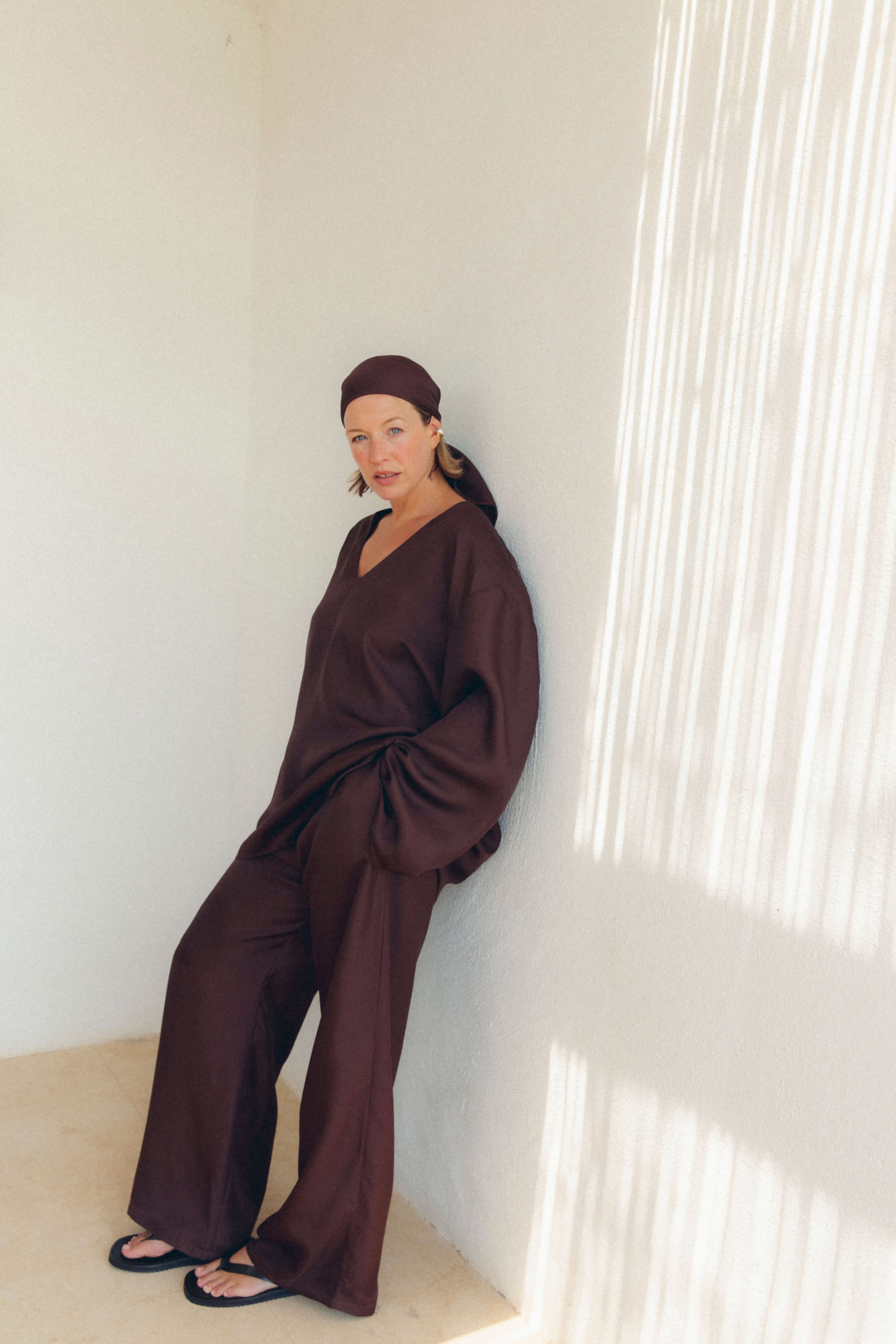Trouser Espresso Silk Twill