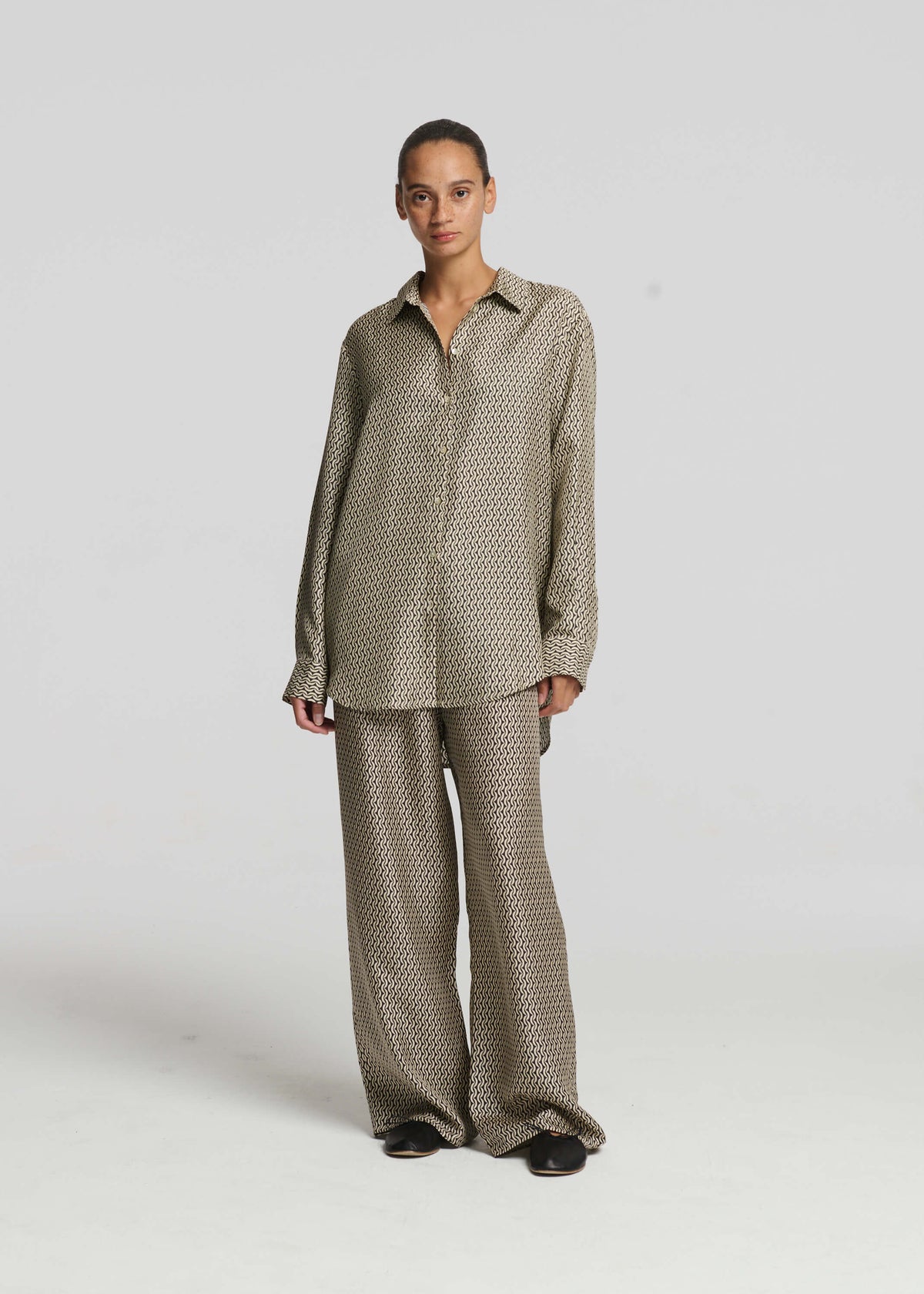 Austin Trouser Crescent Silk Twill
