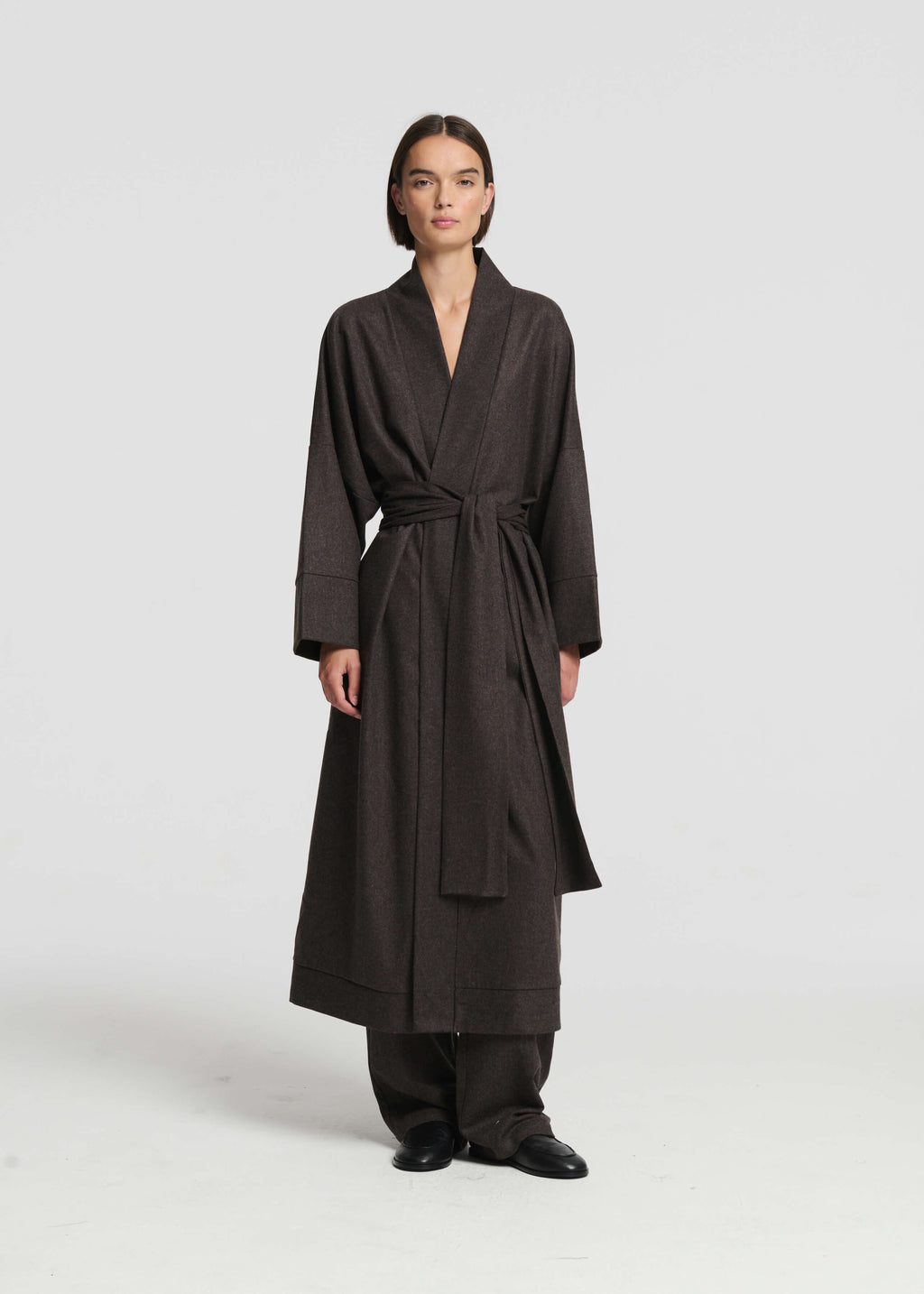Athens Robe Wool Flannel