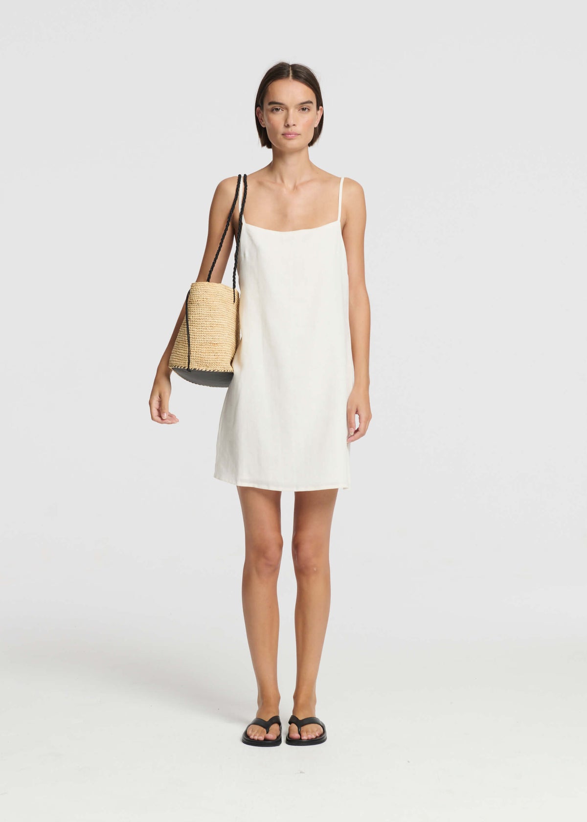 Geneva Dress Lemon Linen