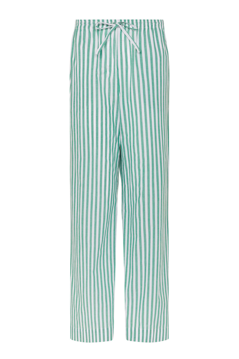 Aurelia Trouser Green Stripe Cotton