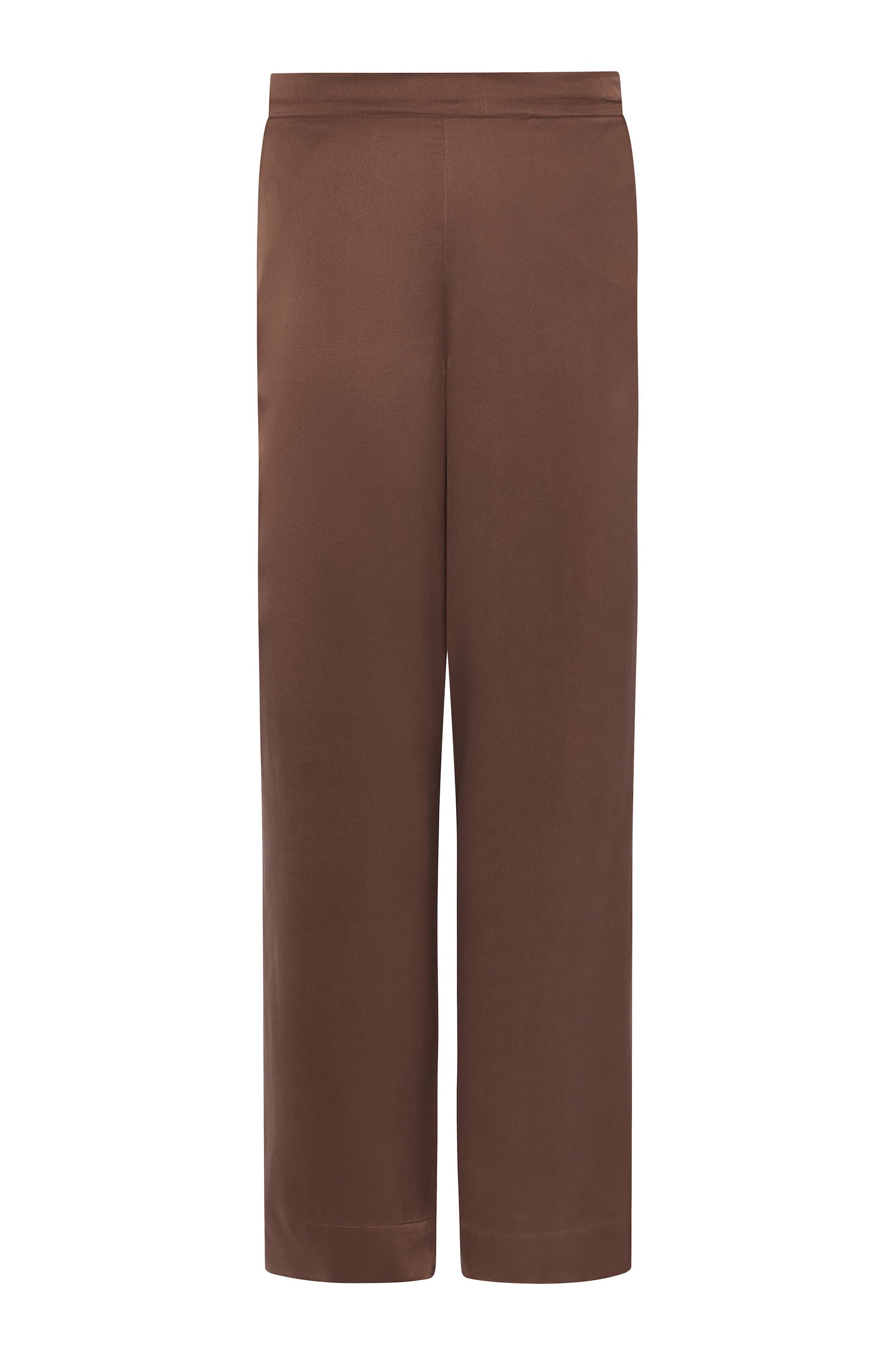 London Cocoa Silk Charmeuse Pyjama Bottom