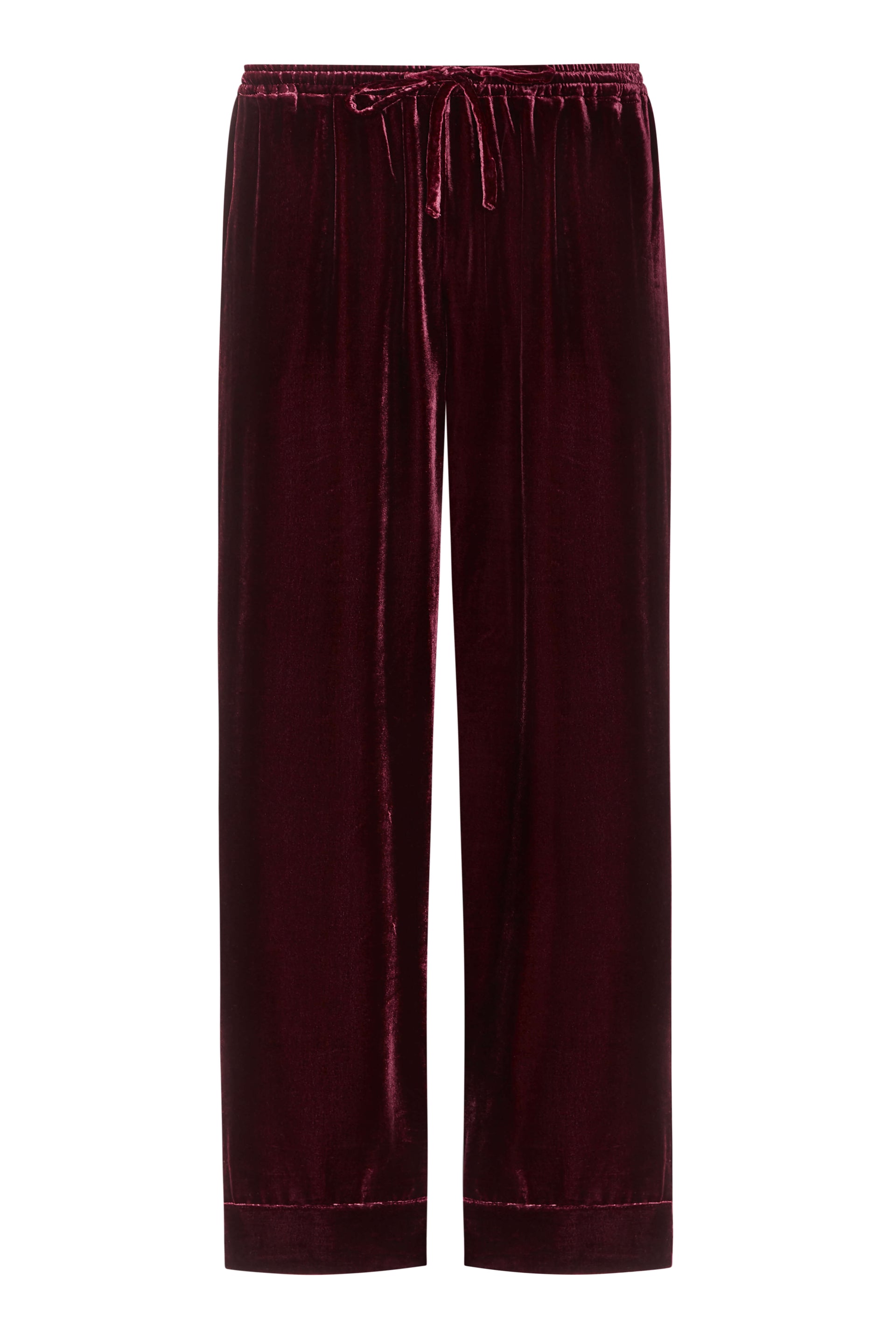 Aurelia Trouser Mulberry Silk Velvet