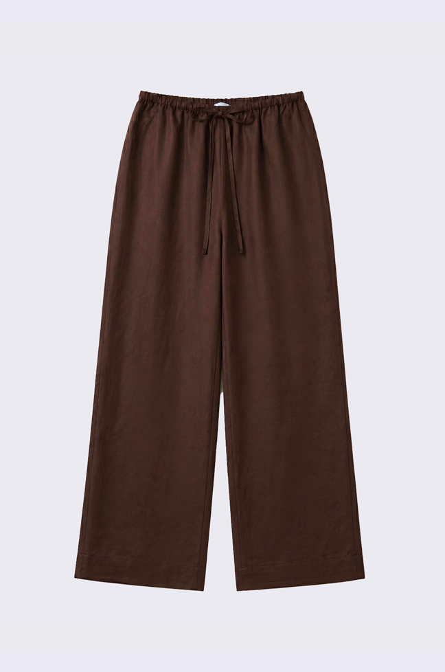 Trouser Espresso Silk Twill