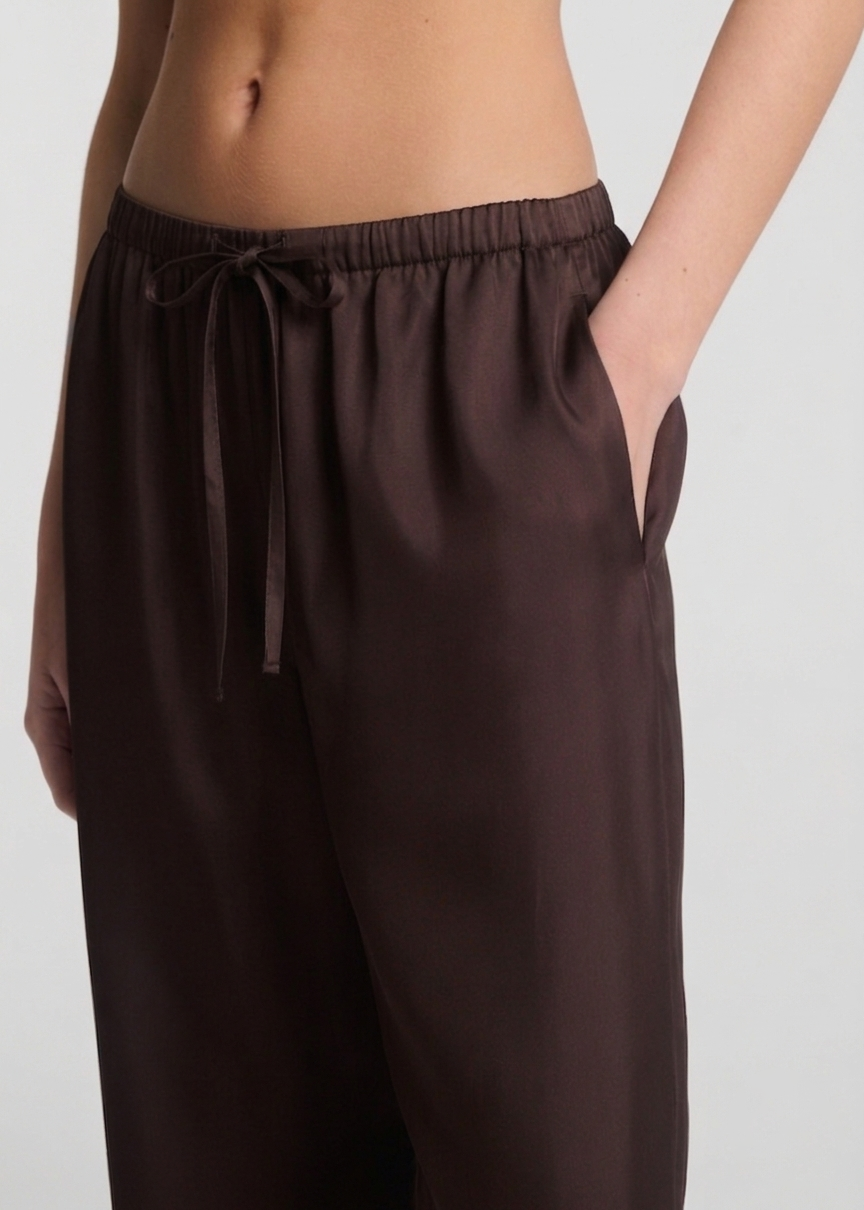 Trouser Espresso Silk Twill