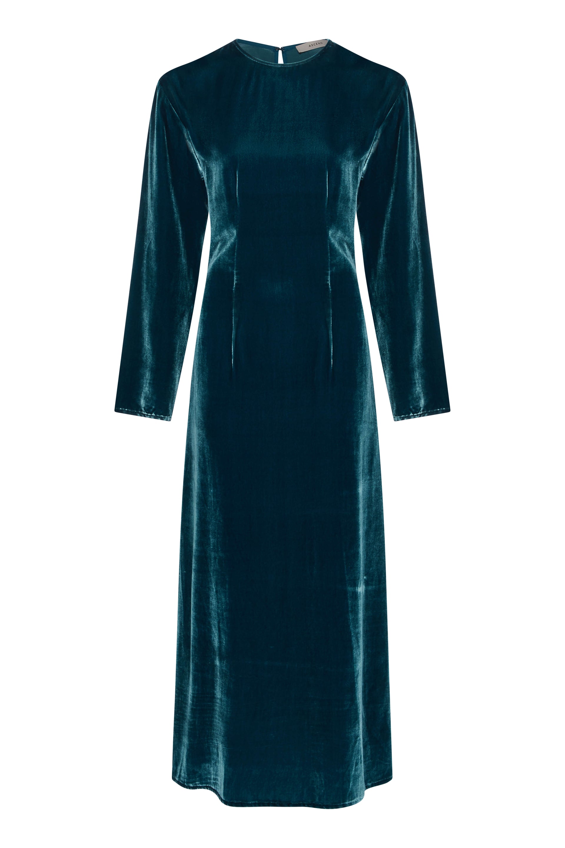 Jody Dress Topaz Silk Velvet