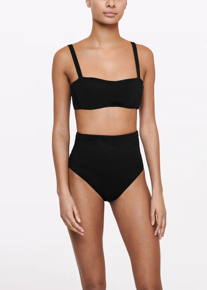 Deia Black Recycled Elastane Bikini Bottom