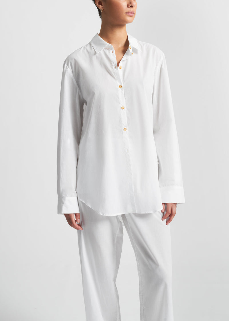 White pyjama top store