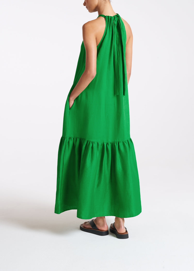 Ibiza Apple Lightweight Linen Dress