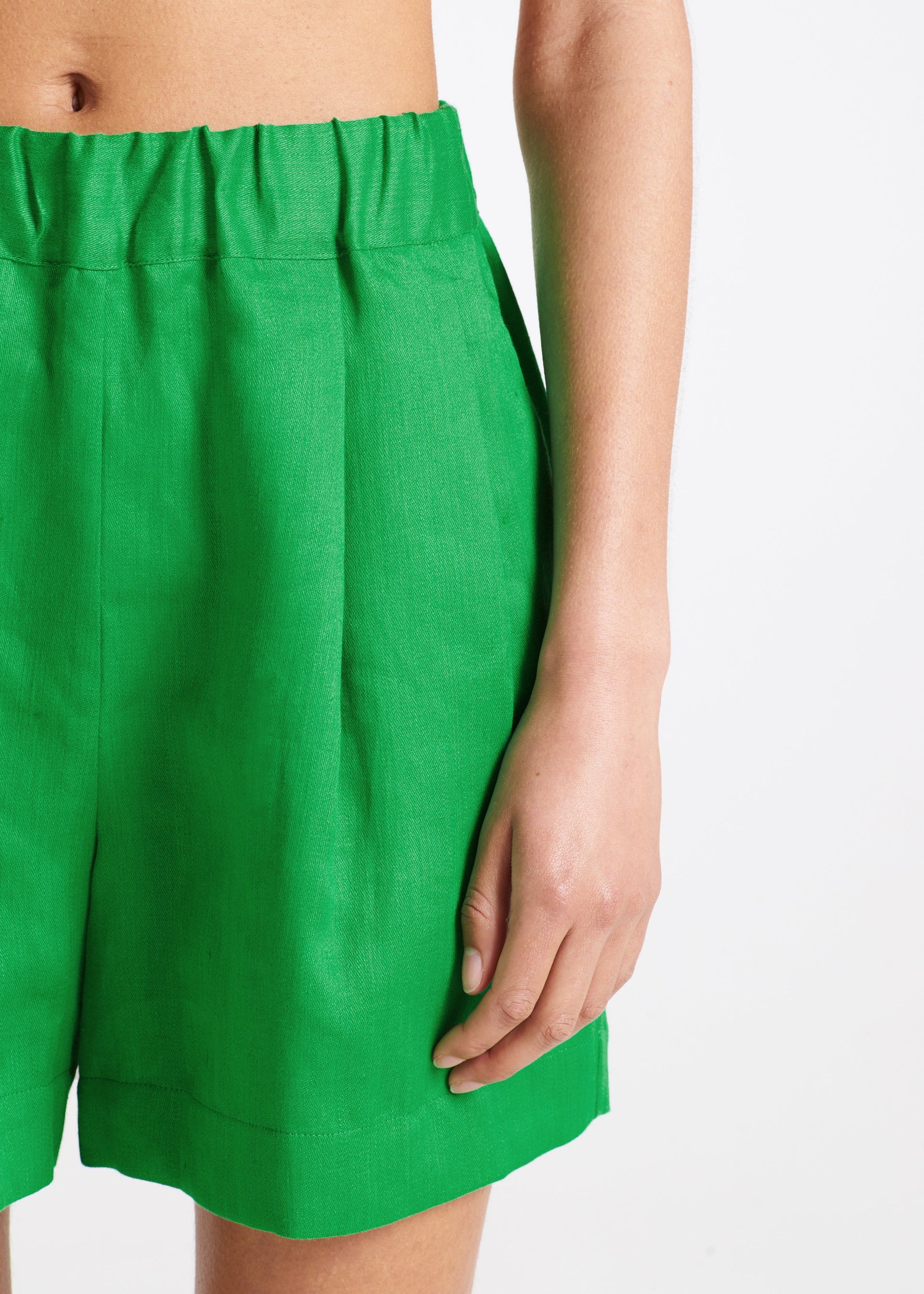 Zurich Short Apple Lightweight Linen