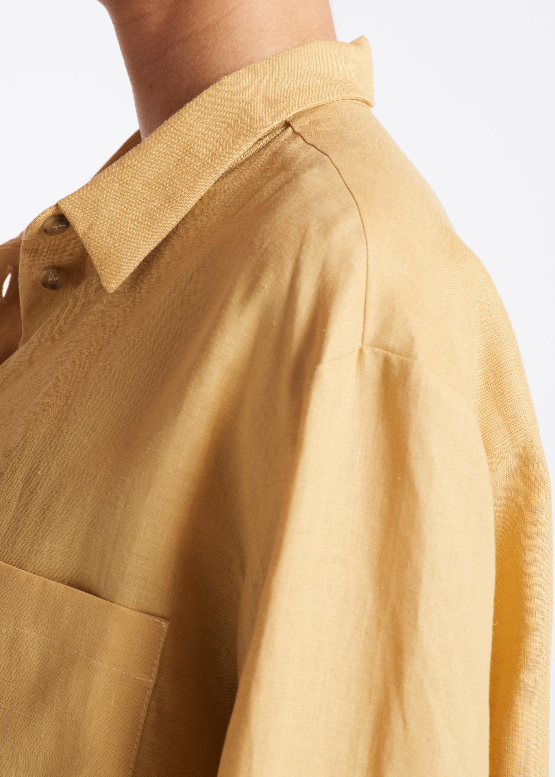 Formentera Shirt Barley Lightweight Linen