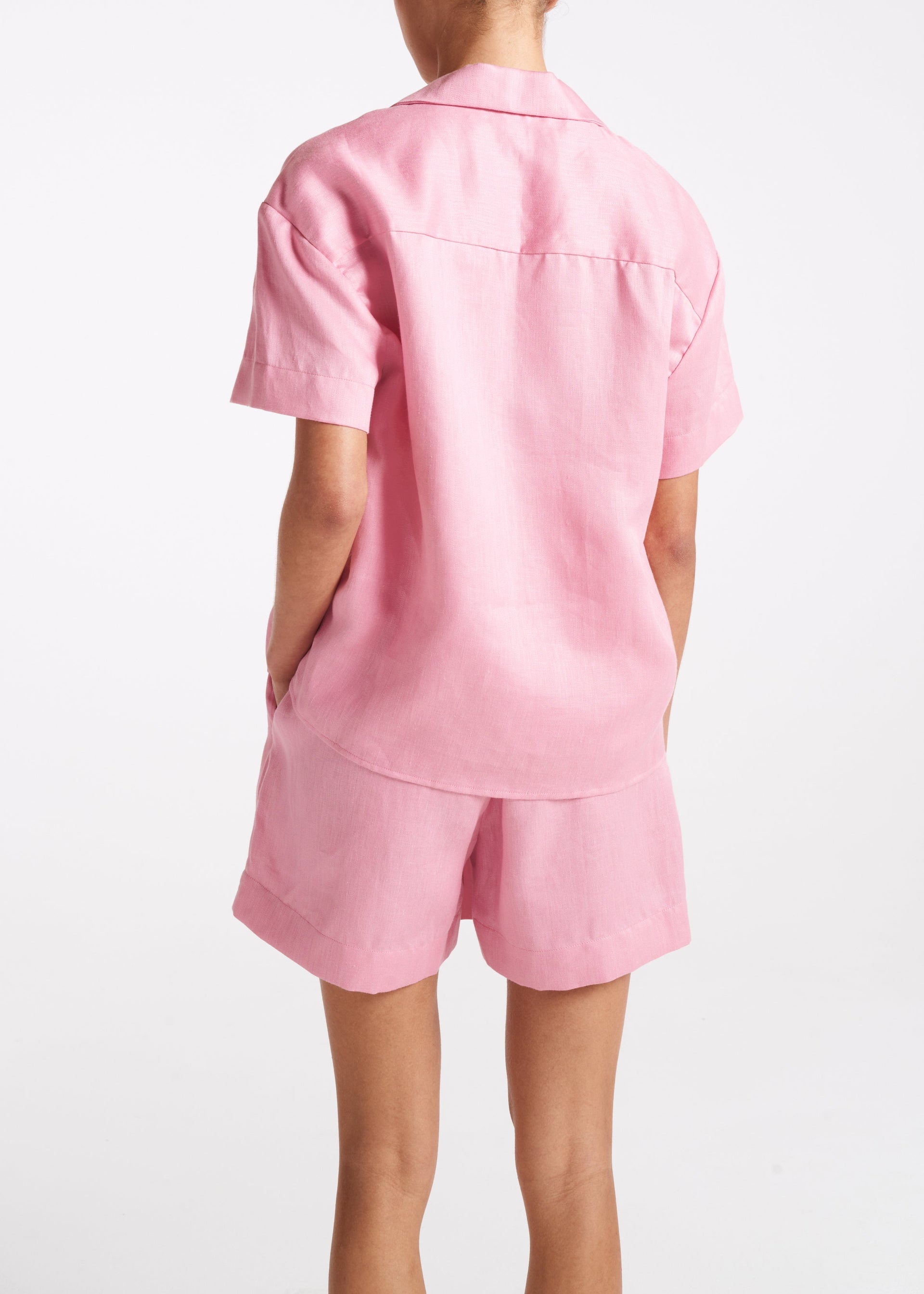 Prague Shirt Bubblegum Heavy Linen