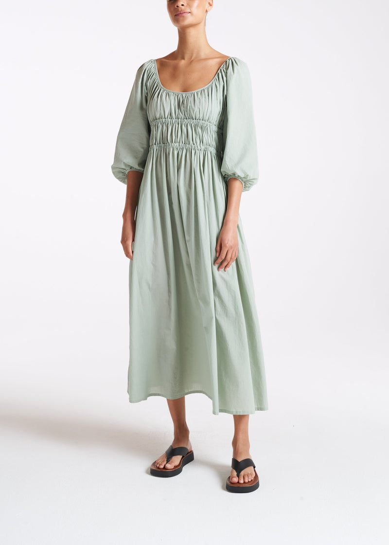 Andros Verde Light Weight Cotton Dress