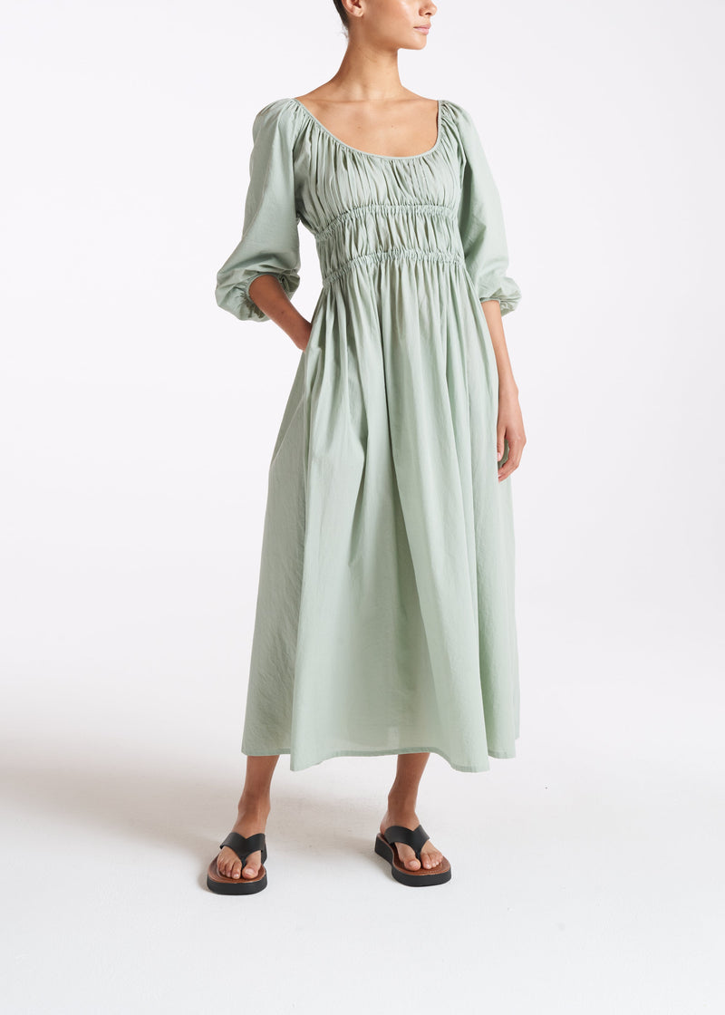 Andros Verde Light Weight Cotton Dress