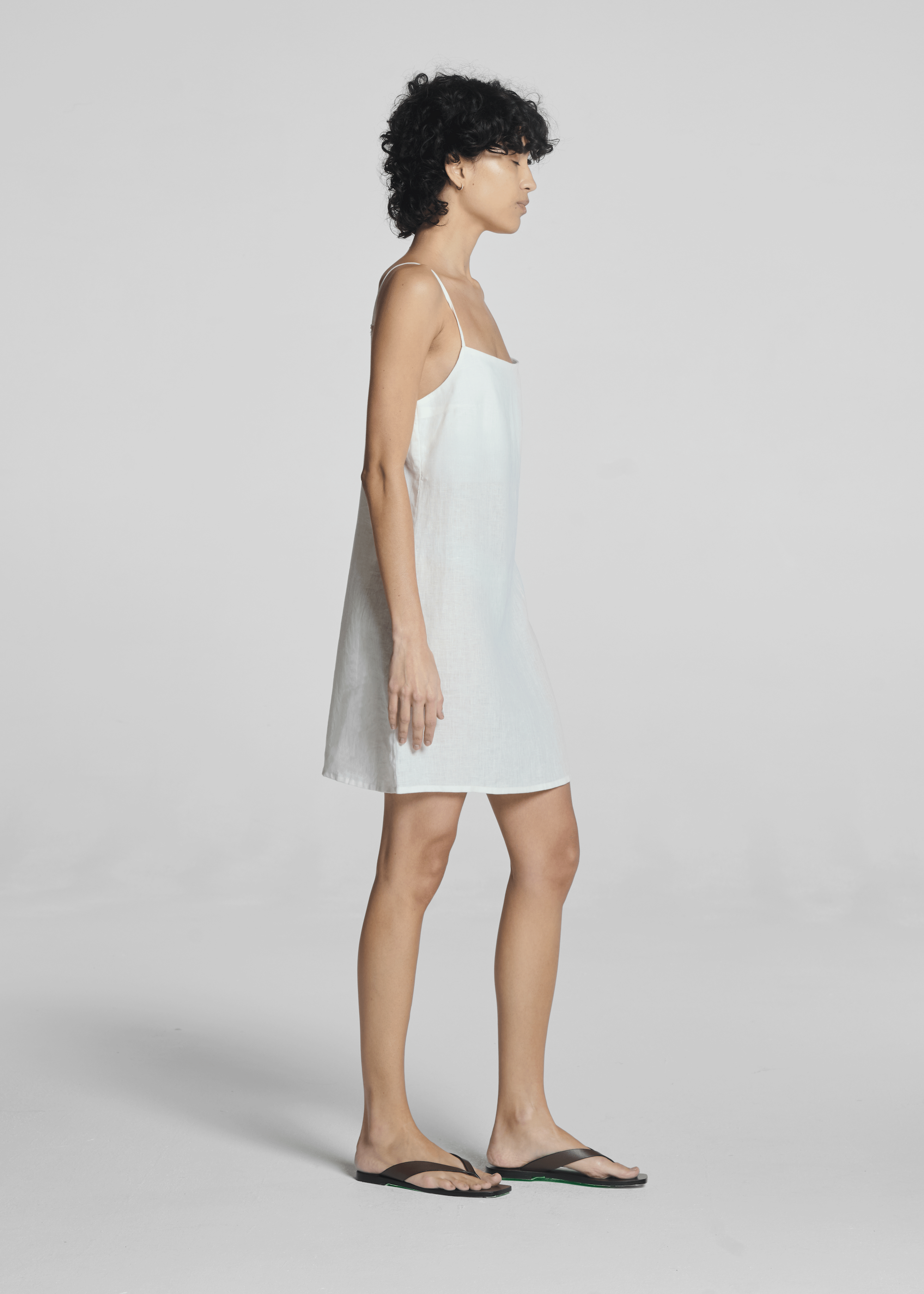 Geneva Dress Lemon Linen