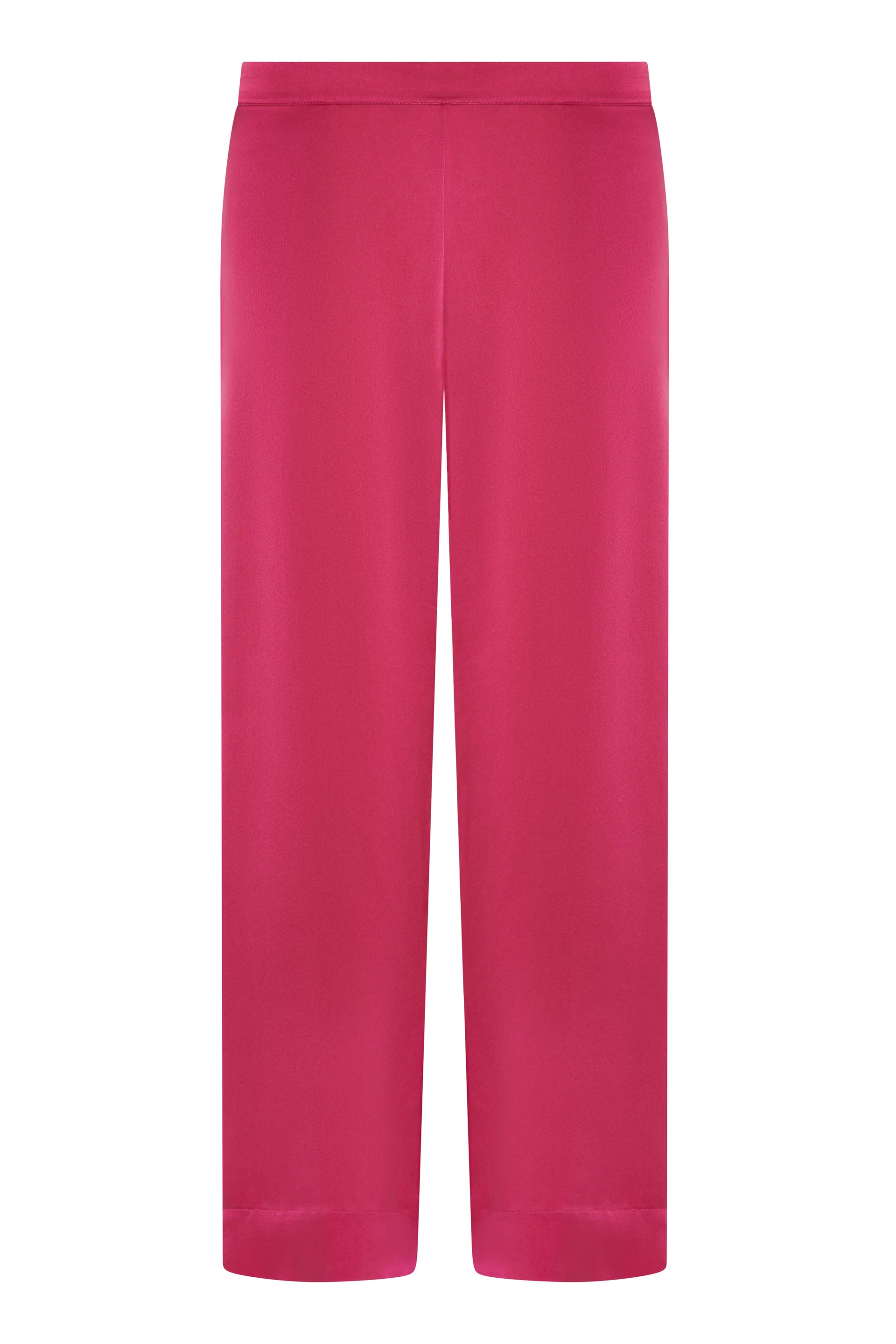 London Pyjama Bottom Hot Pink Silk Charmeuse