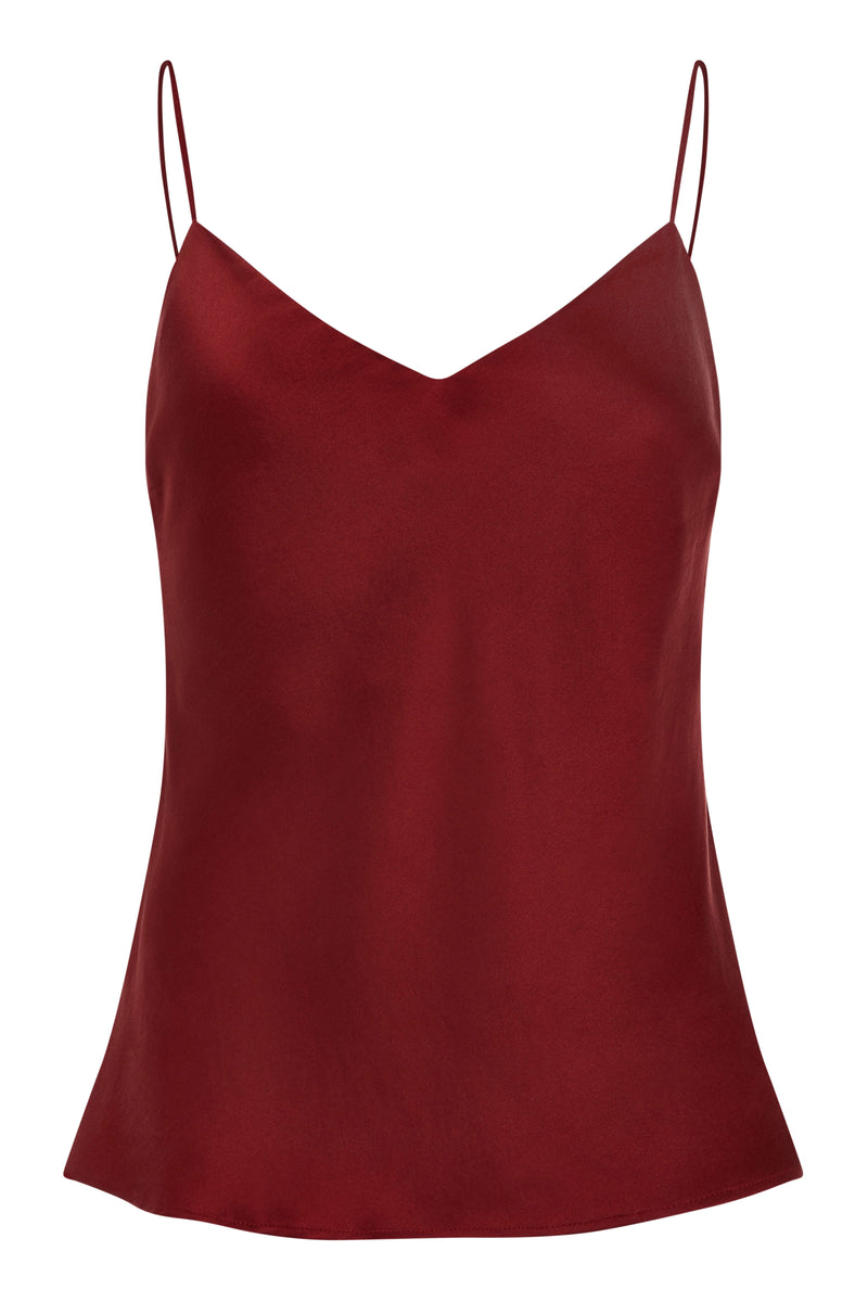 Milos Cami Ruby Silk Charmeuse