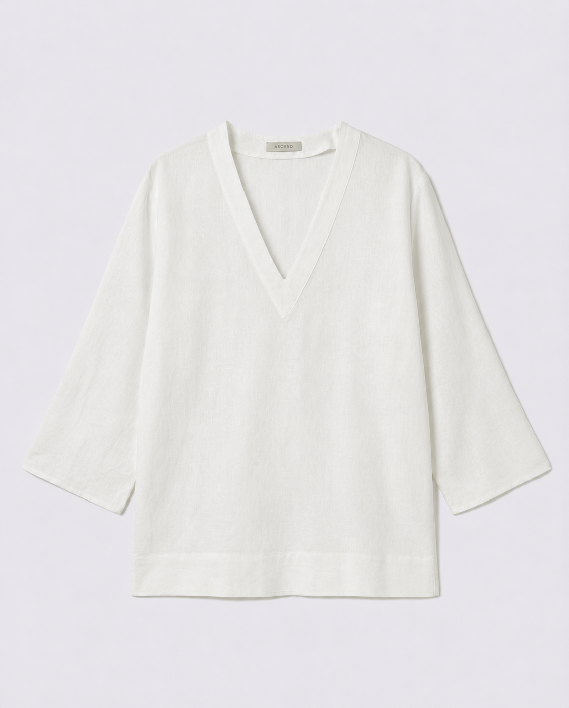 Tunic White Silk Cotton