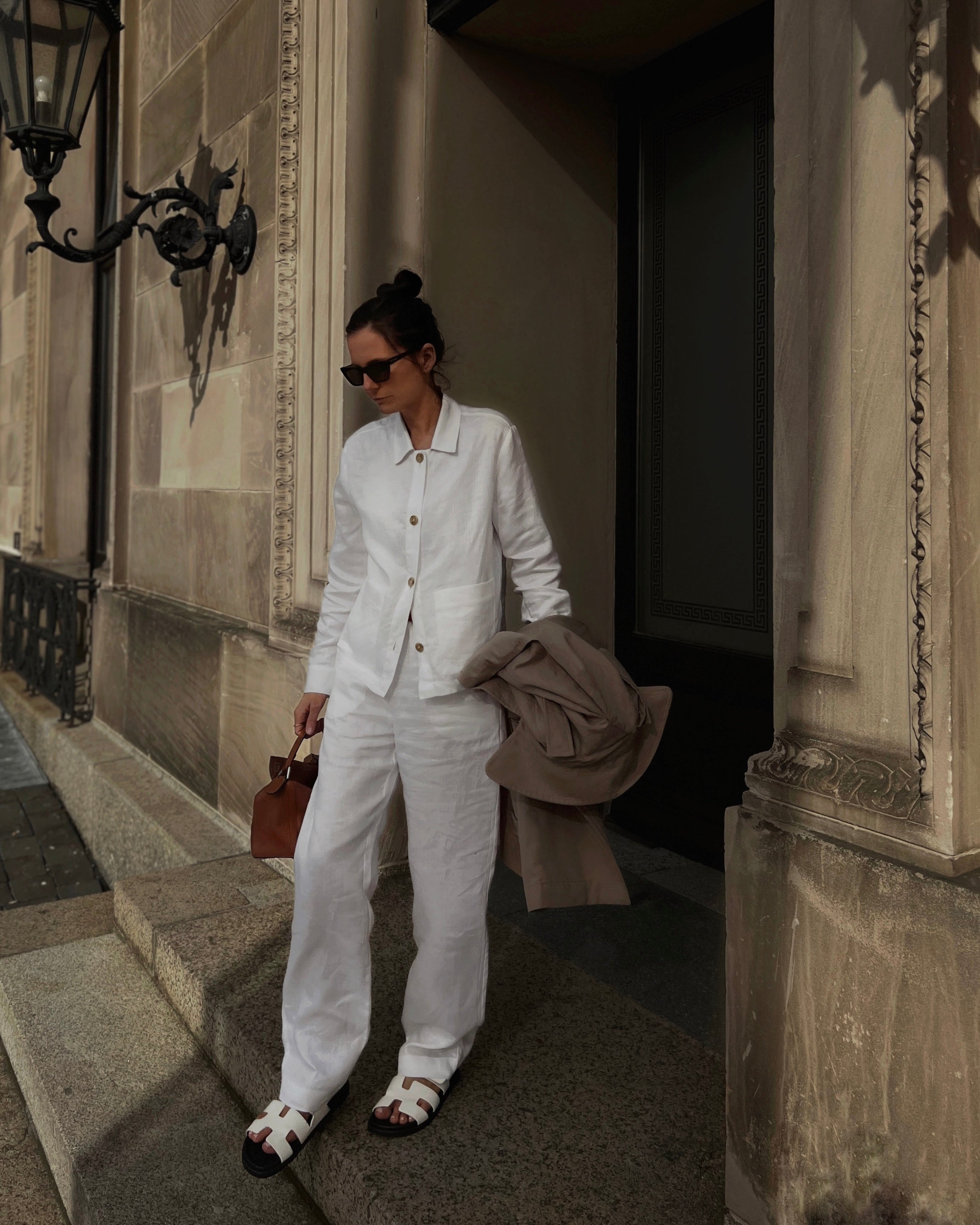 Miami Jacket Off White Heavy Linen
