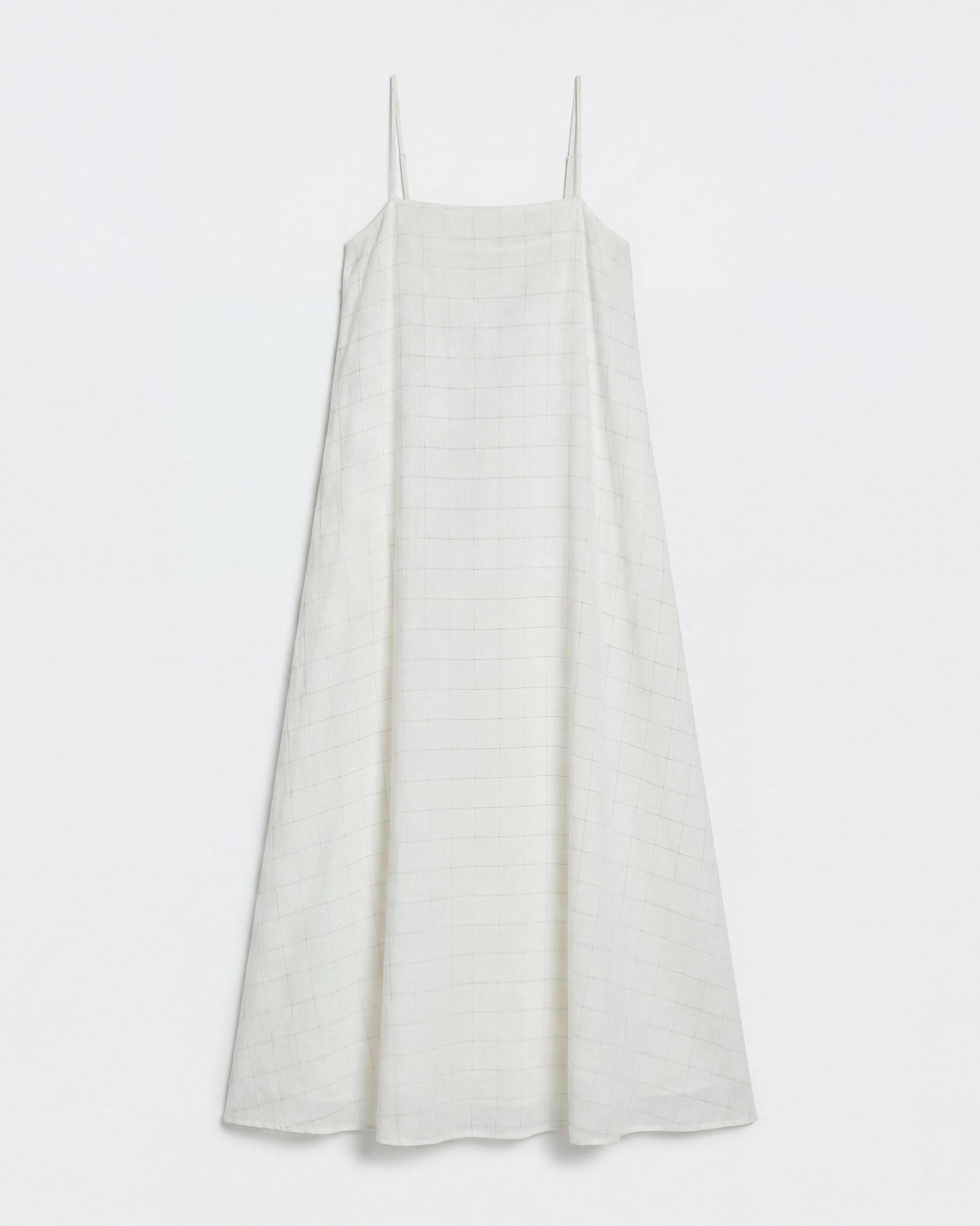 Melfi Dress Off White Linen Cotton