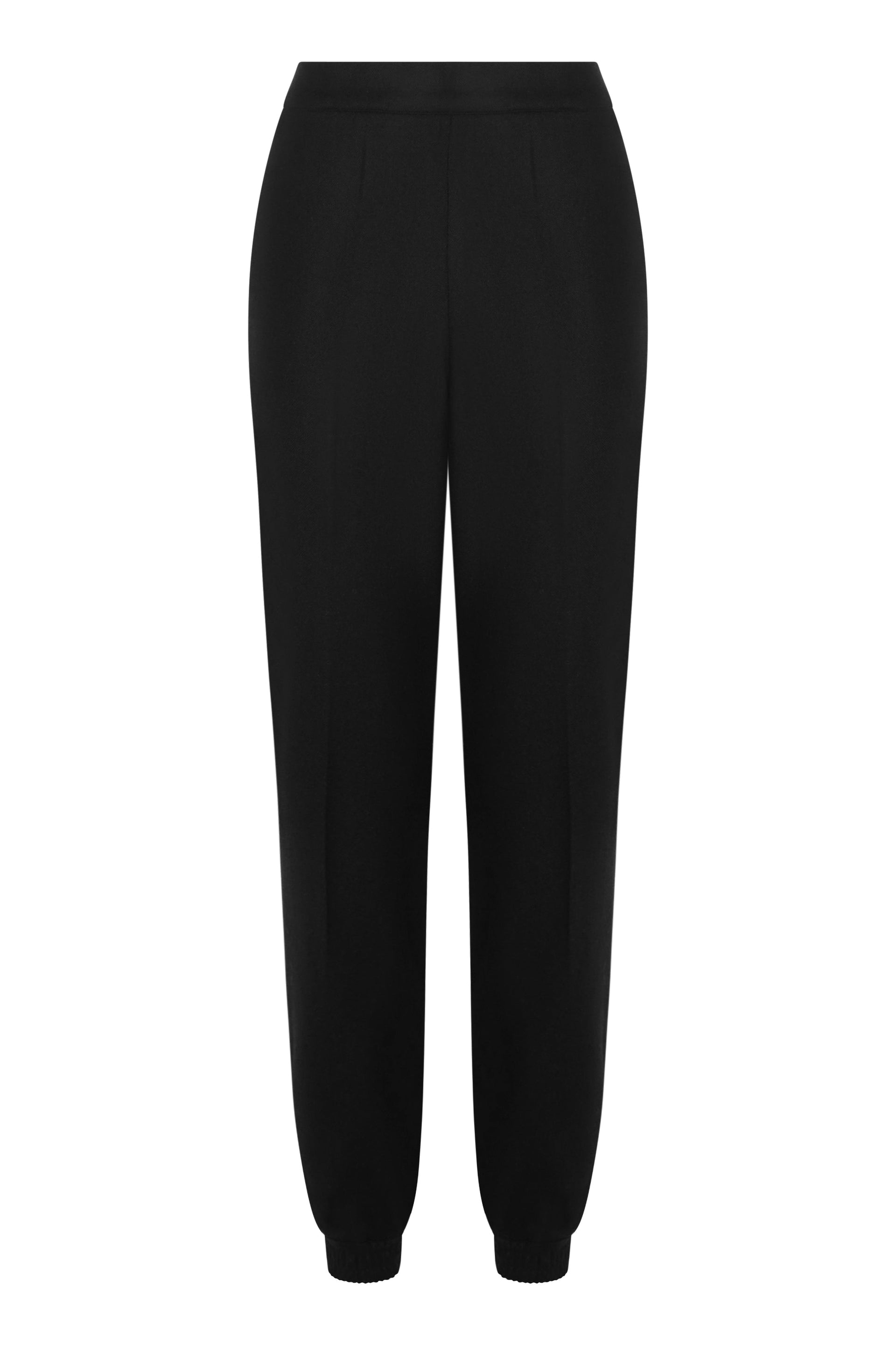 Moscow Black Wool Cashmere Trouser