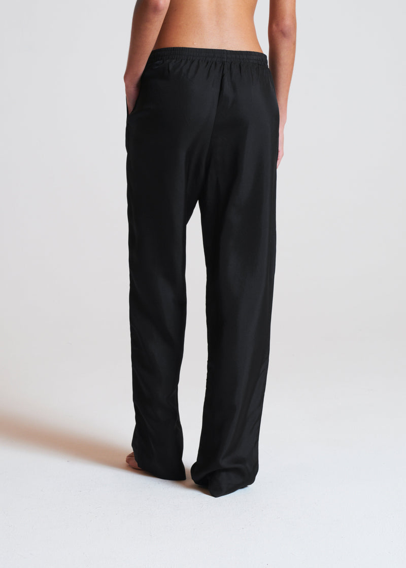 Aurelia Trouser Black Silk Twill