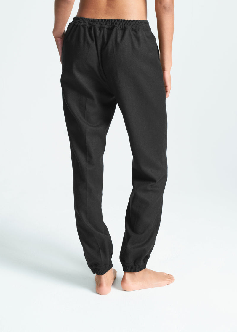 Moscow Black Wool Cashmere Trouser