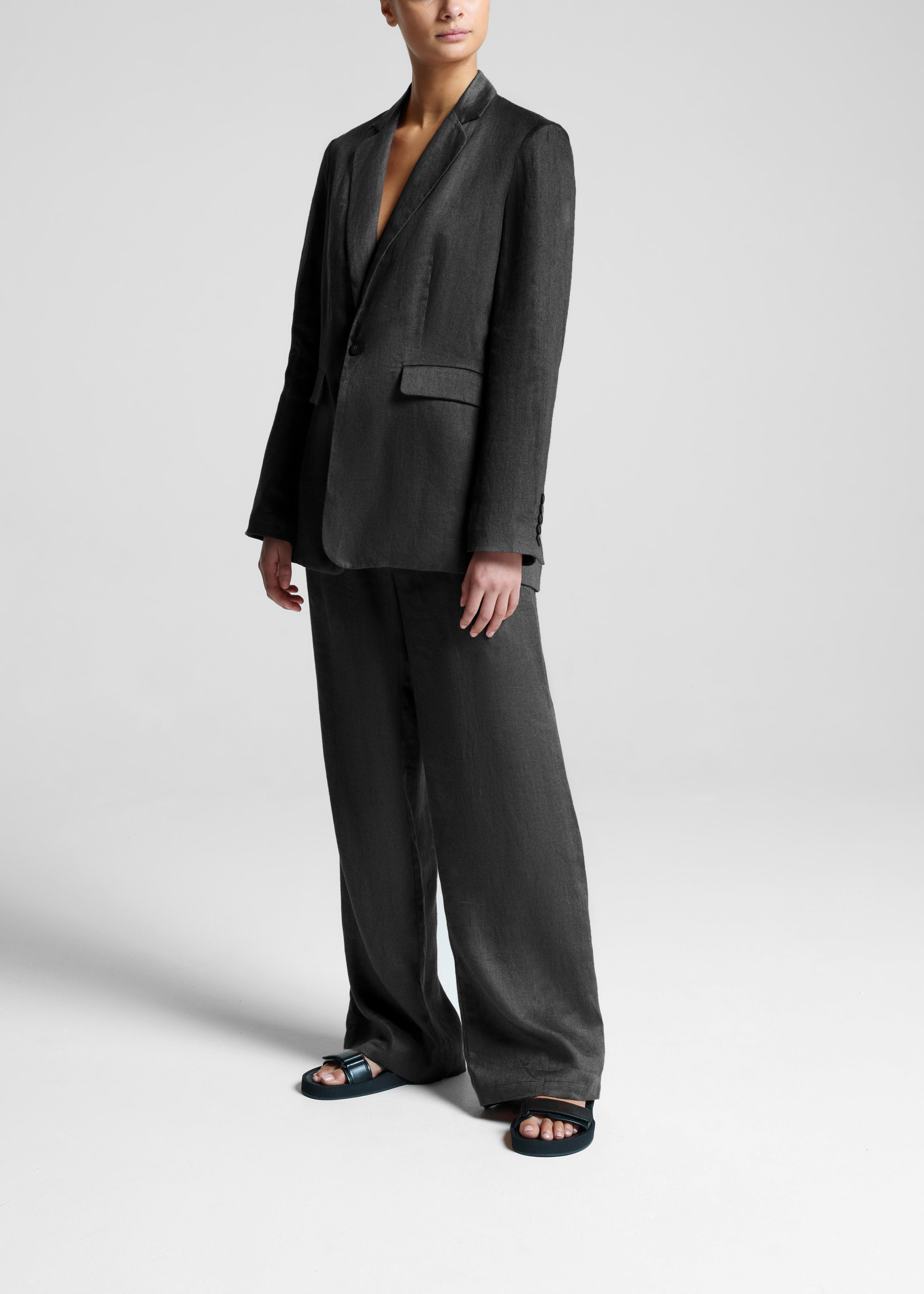Buy Womens Suit Trousers Wide Tailoring Online  Next UK